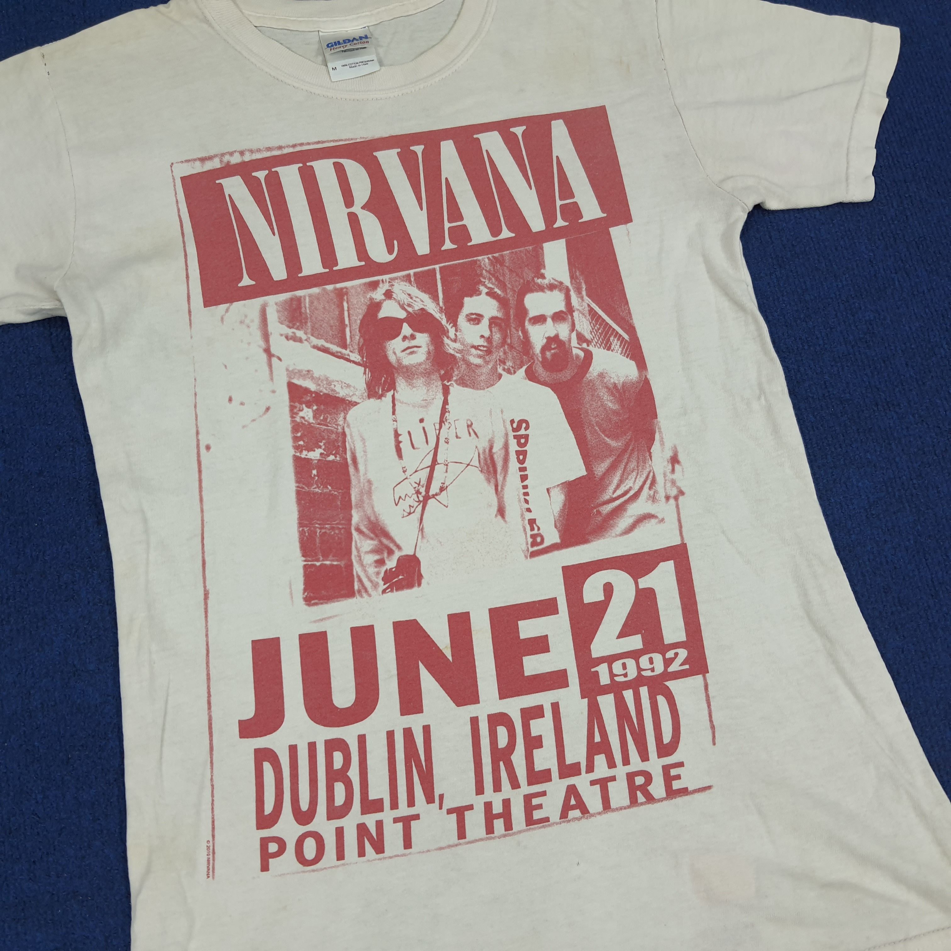 Band Tees × Vintage Vintage NIRVANA Tour Tees Size US S / EU 44-46 / 1 - 2 Thumbnail