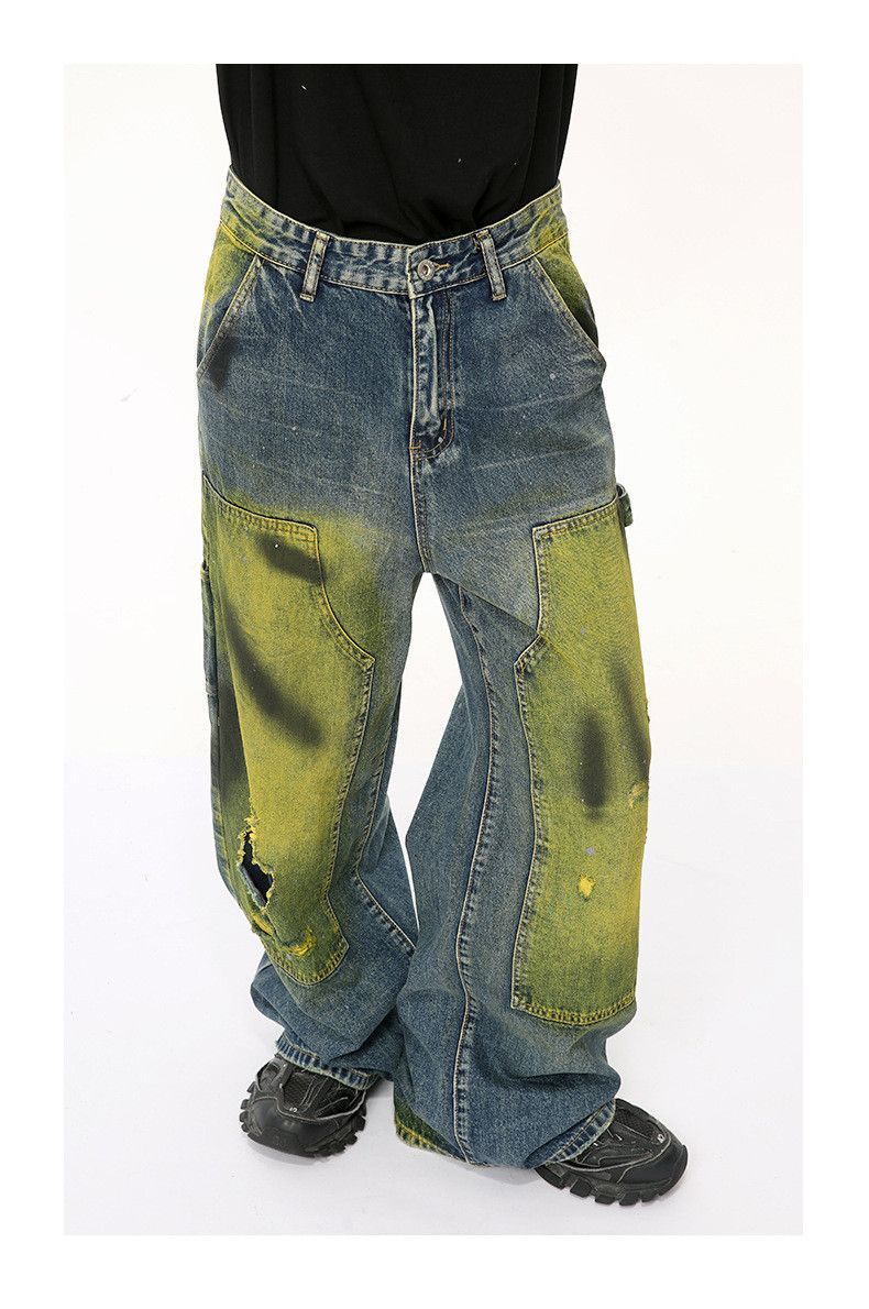 Other Worn out Carpenter Baggy Jeans Size US 29 - 2 Thumbnail