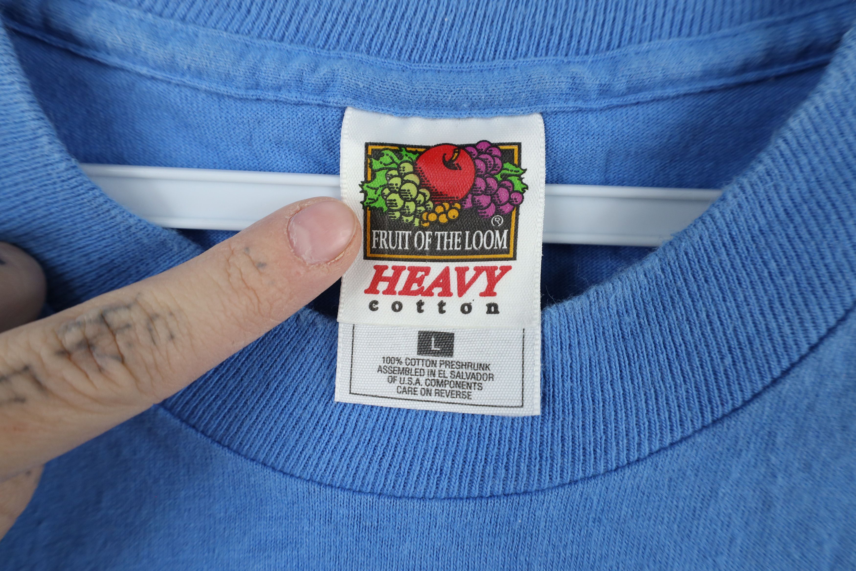 Vintage Vintage 90s Clarks Grill American Bandstand T-Shirt Blue Size US L / EU 52-54 / 3 - 9 Thumbnail