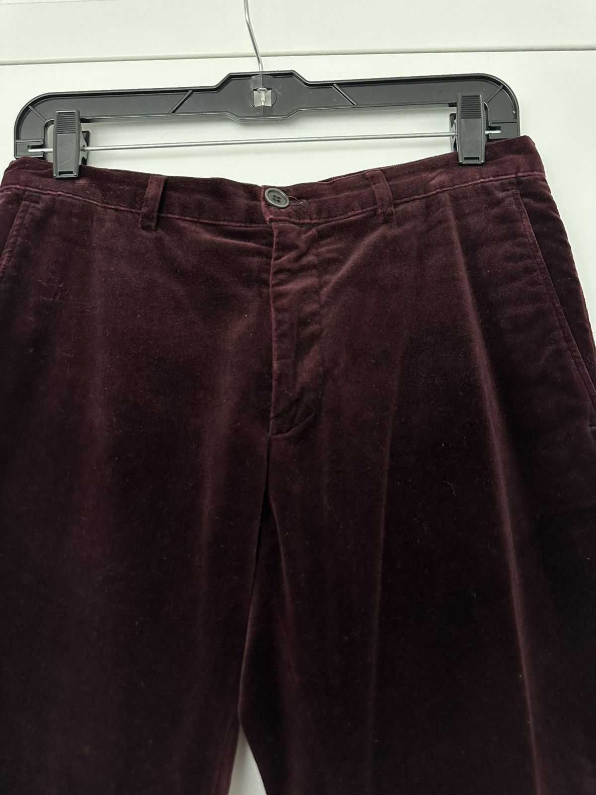 Dries Van Noten Corduroy Brown/red Pants with Plush Texture and Straight Leg Size US 31 - 3 Thumbnail