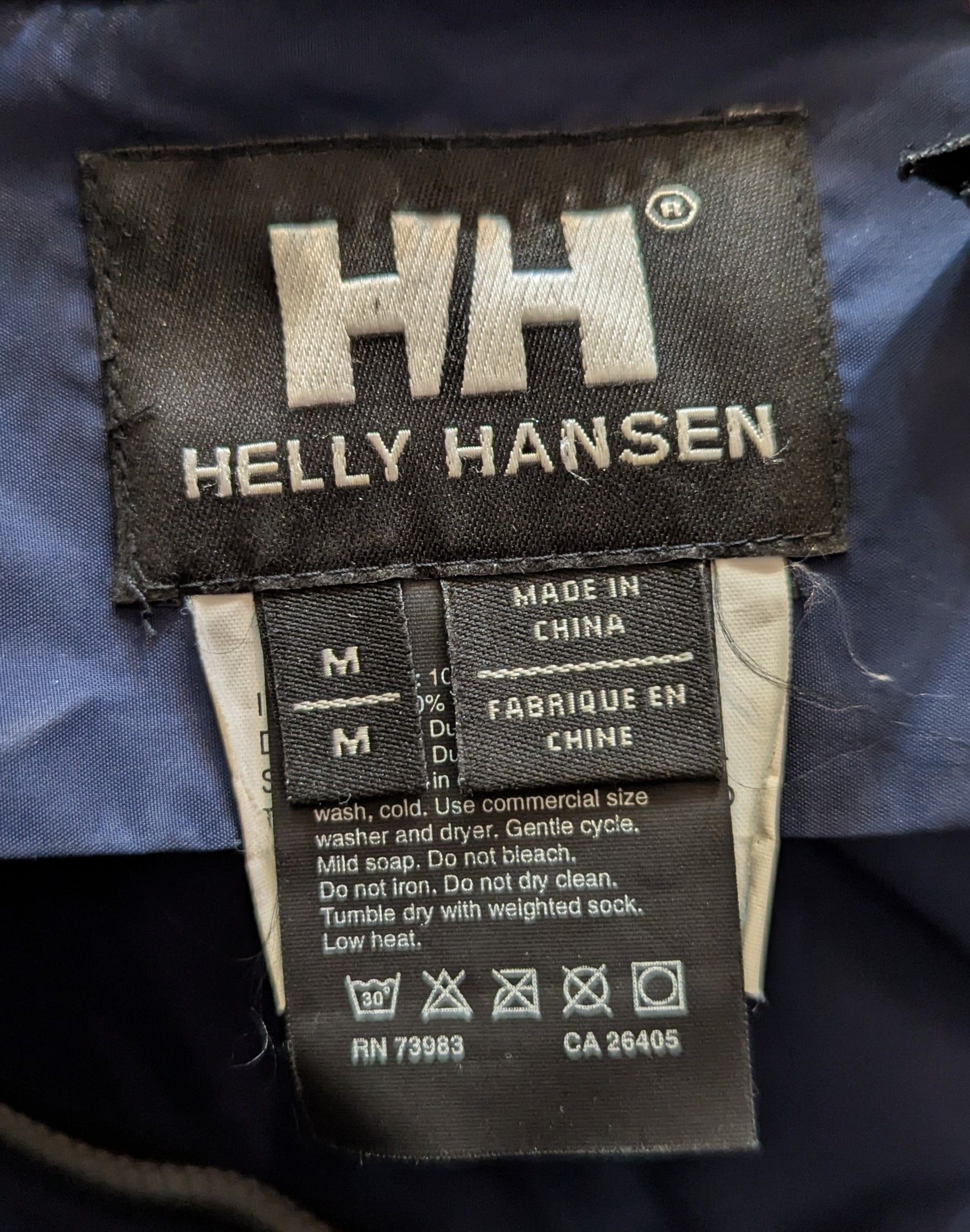 Helly Hansen Reversible Down Puffer Jacket Navy Red Men's M