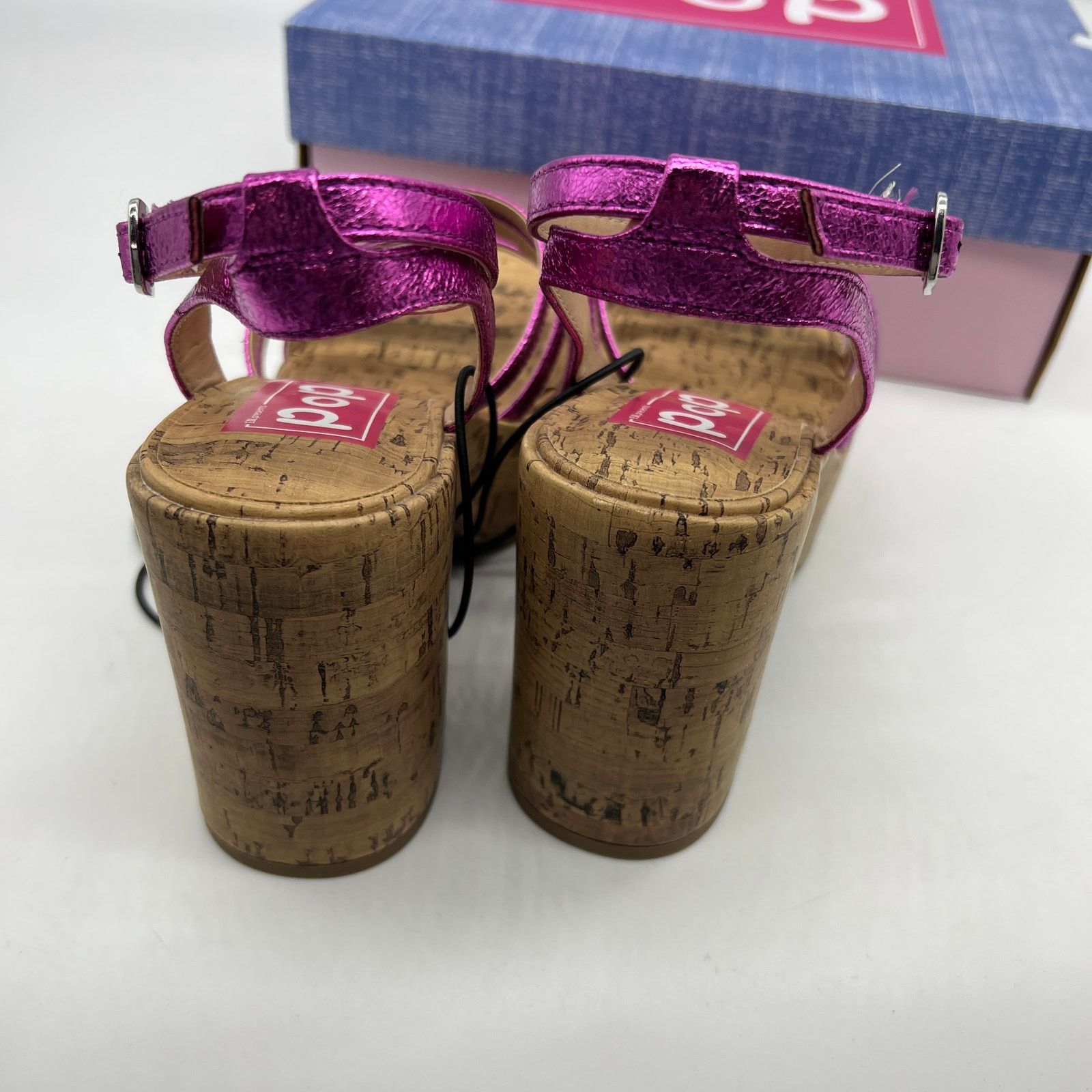 Other Pop Womens Kallie Heeled Sandals Pink Fuschia Multicolor Size US 6.5 / IT 36.5 - 10 Thumbnail
