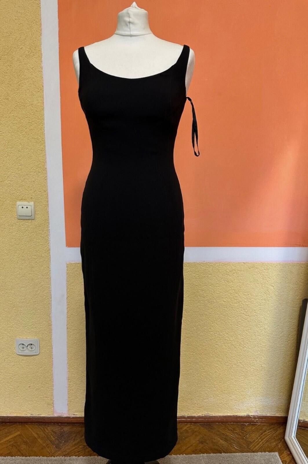 Thierry Mugler ARCHIVE THIERRY MUGLER 2000 Black Maxi Dress Size 42 Size M / US 6-8 / IT 42-44 - 1 Thumbnail