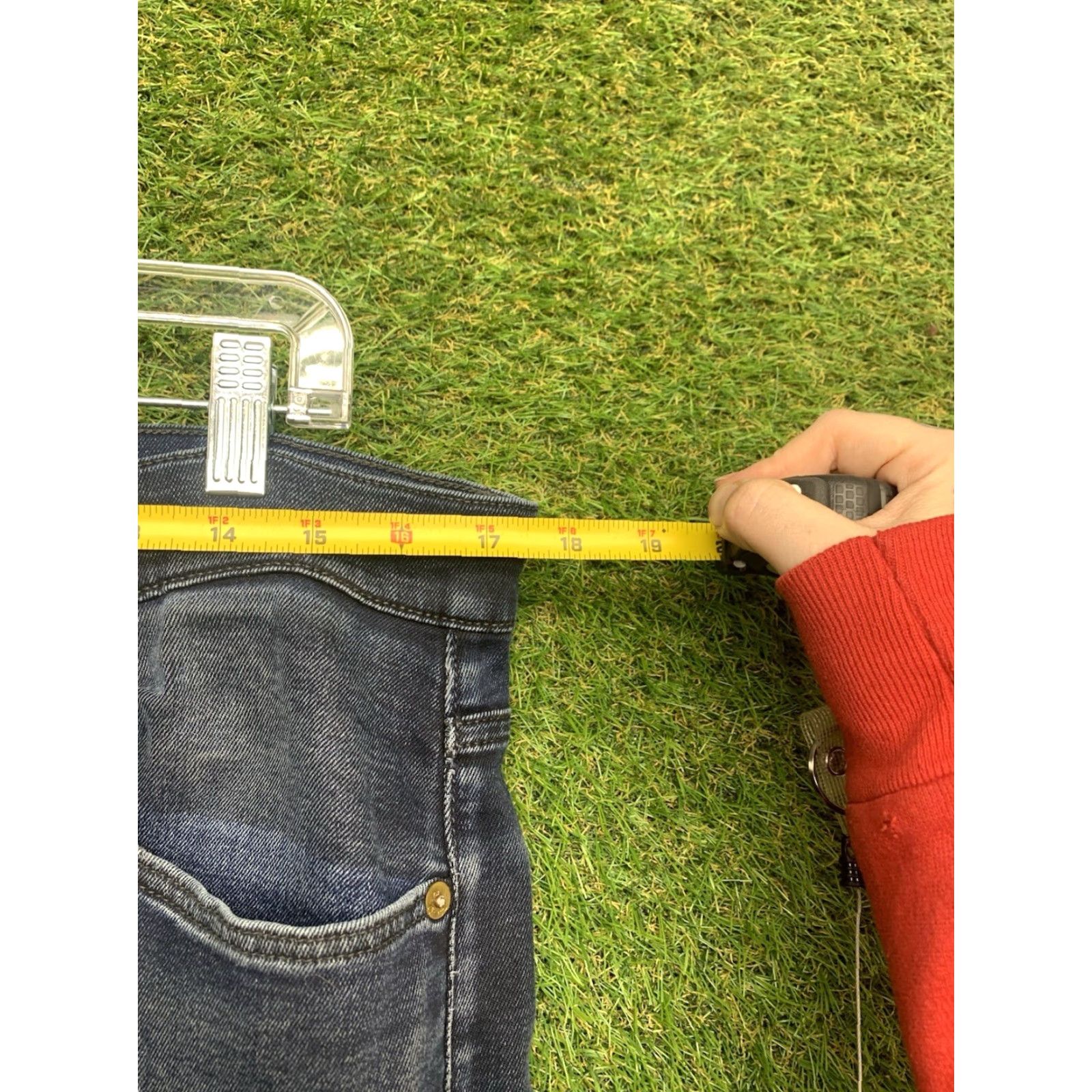 G-Star G Star RAW Jeans Mens 34x32 Blue Arc 3D Slim Thrashed Rockstar Denim Grunge y2k Size US 34 / EU 50 - 5 Thumbnail