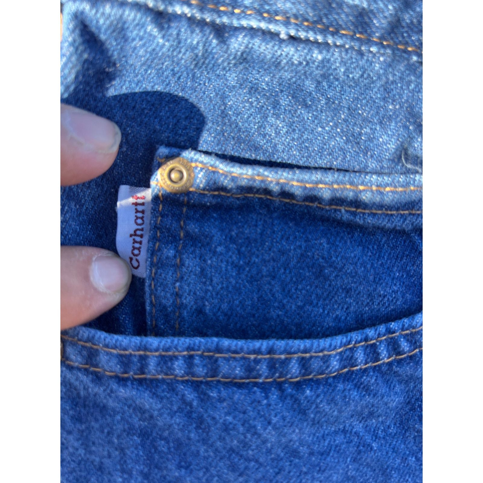Carhartt Carhartt Jeans Mens 34x32 Blue Denim Utility Work relaxed Size US 34 / EU 50 - 10 Thumbnail