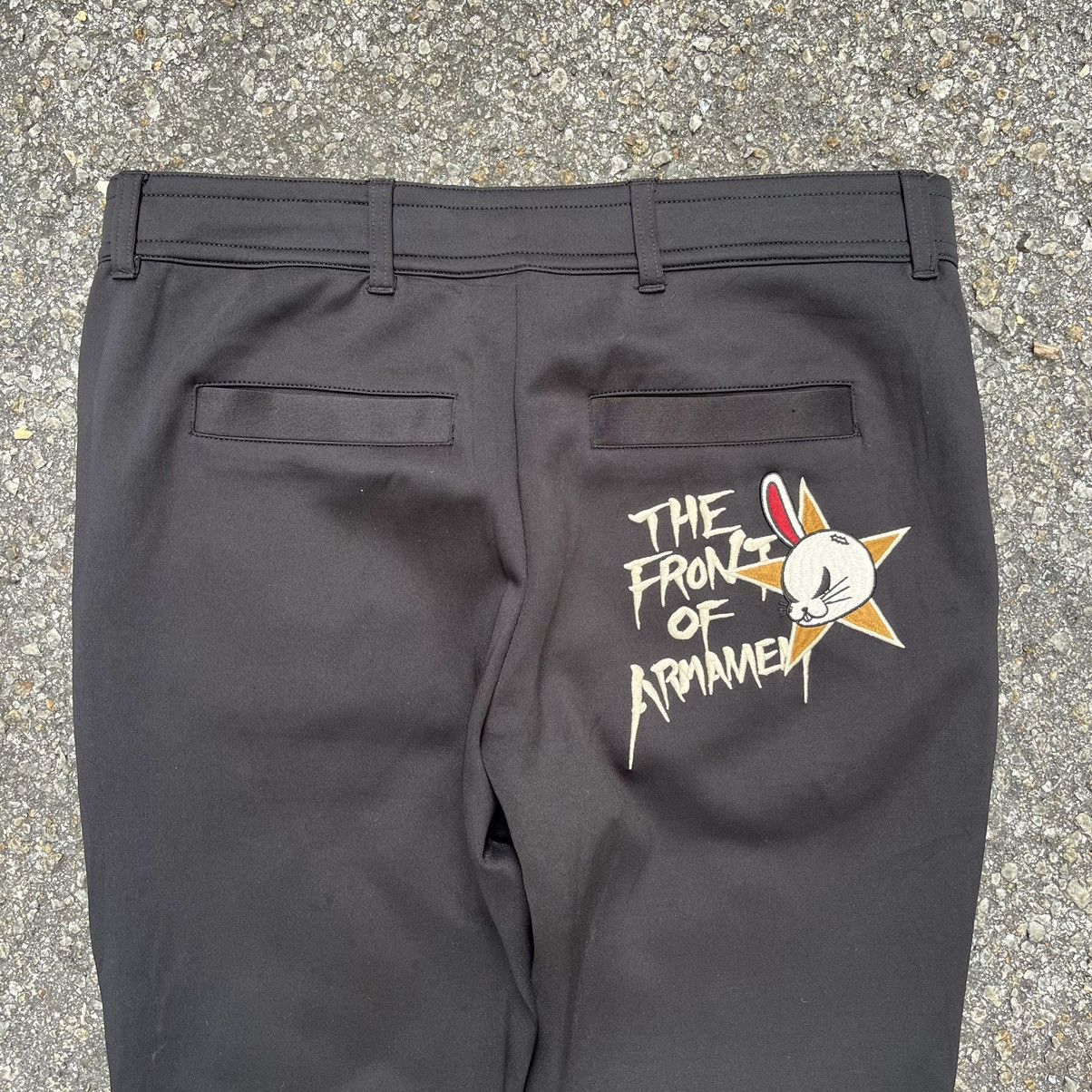 Hysteric Glamour Vanson Leathers T.F.O.A Jogger Pants Skinny Side Tape Skull Size US 32 / EU 48 - 11 Thumbnail