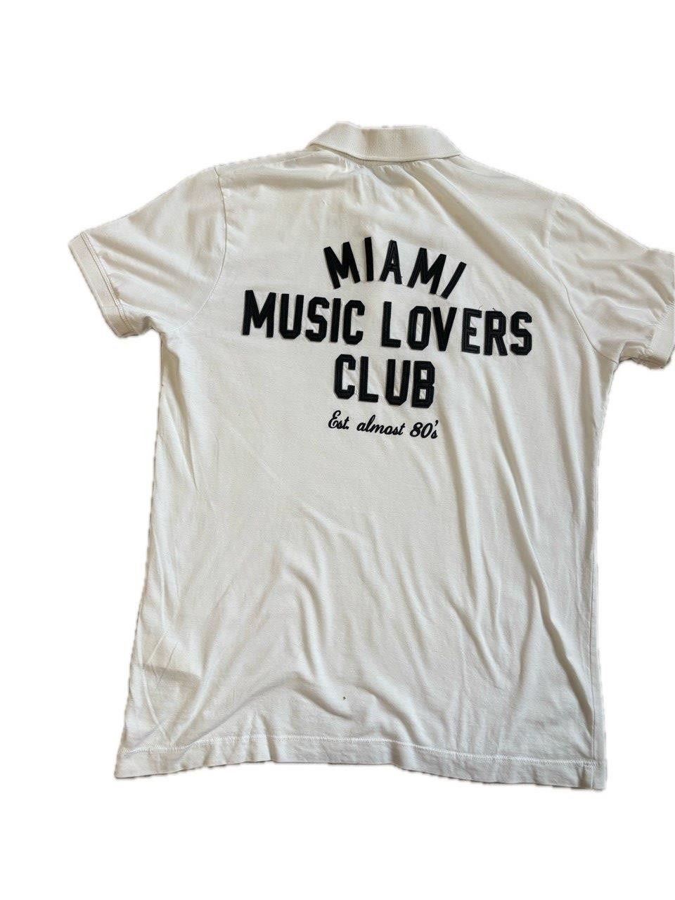Diesel Diesel “Miami Music Lovers Club” Polo Shirt – White – Size M Size US M / EU 48-50 / 2 - 20 Thumbnail