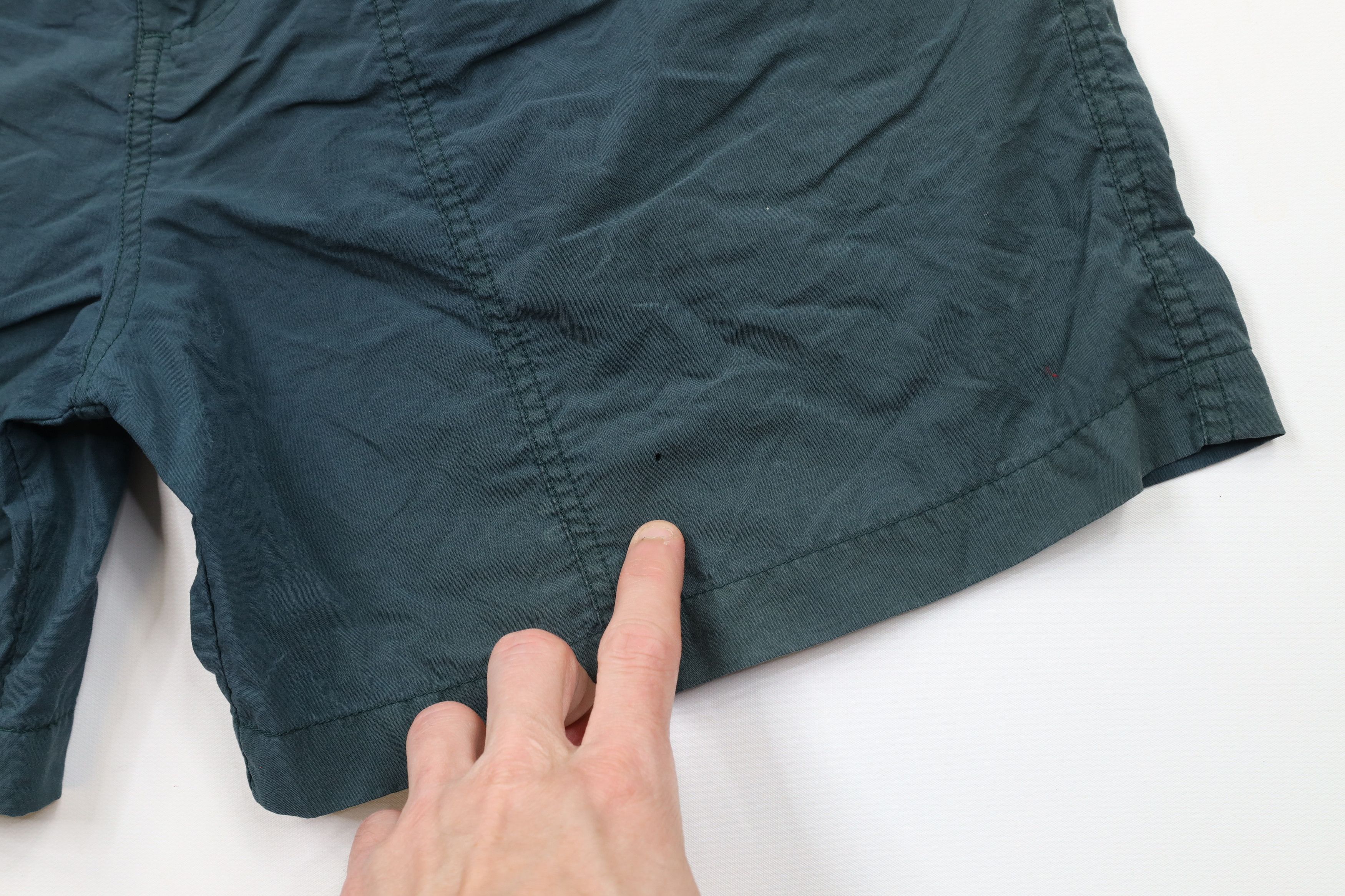 Cabelas × Vintage Vintage 90s Cabelas Blank Above Knee Shorts Green Polyester Size US 32 / EU 48 - 5 Thumbnail