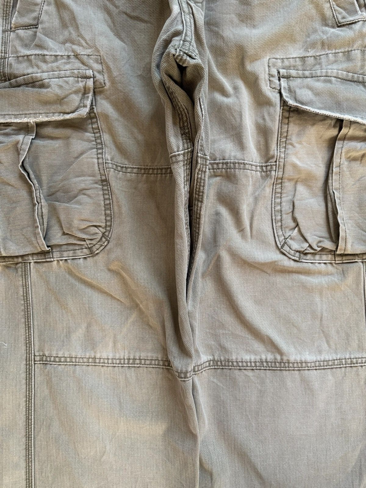JNCO × Japanese Brand Vintage Japanese Brand Green Cargo Loose Baggy Jeans Size US 31 - 5 Thumbnail