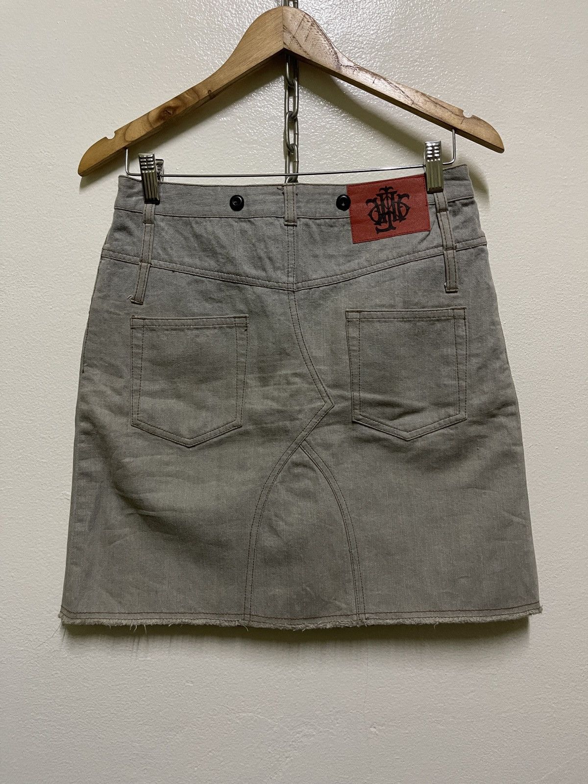 Vintage Ppfm Skirt Denim Sample Size 30" / US 8 / IT 44 - 7 Thumbnail