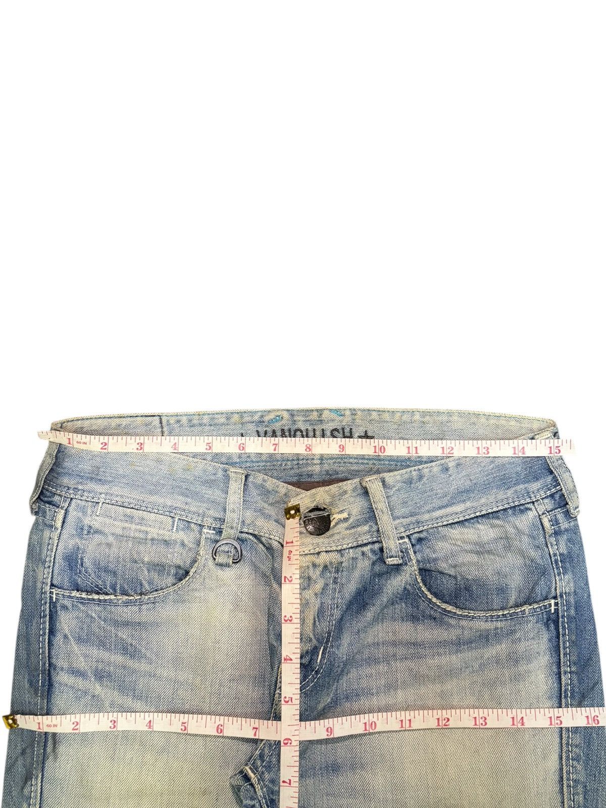 Vanquish Vintage Japanese Vanquish Distressed Flare Jeans Size 30" / US 8 / IT 44 - 6 Thumbnail