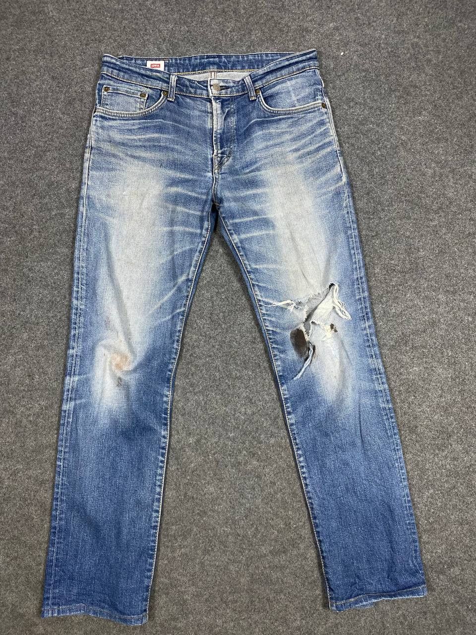Edwin vintage edwin japan distressed denim Size US 35 - 6 Thumbnail