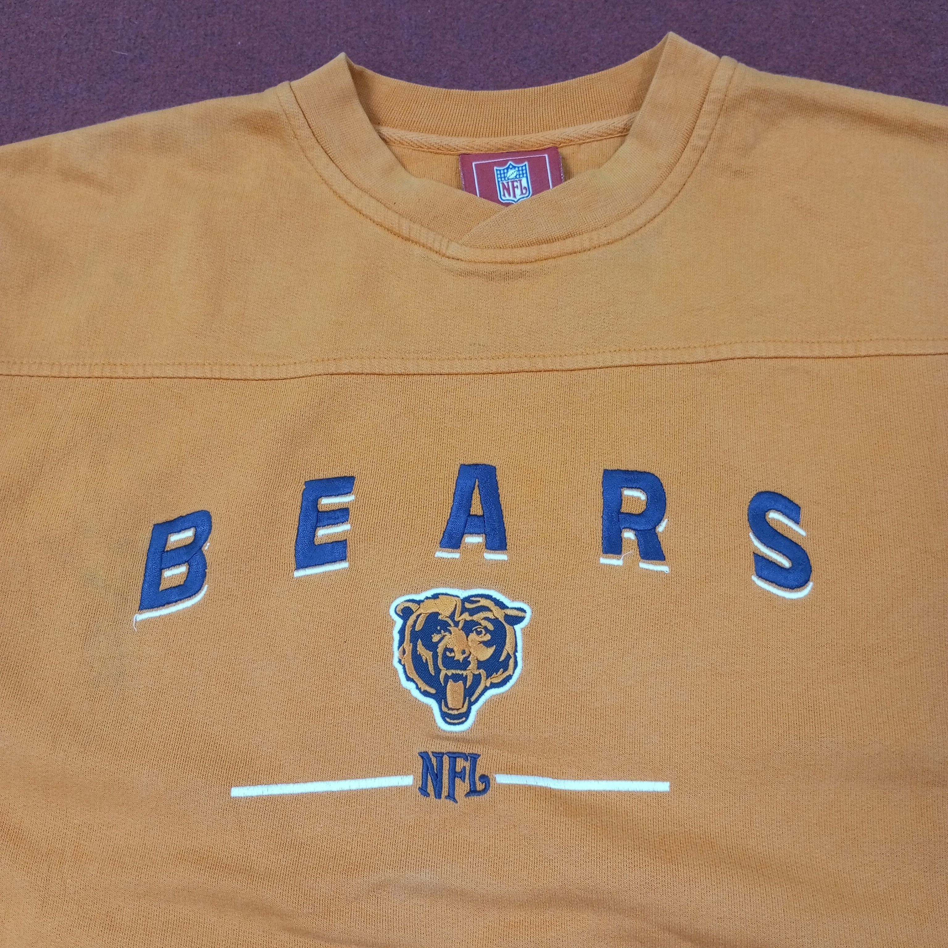 NFL NFL Chicago Bears Football Team Sweatshirt c246n6 Size US XL / EU 56 / 4 - 2 Thumbnail