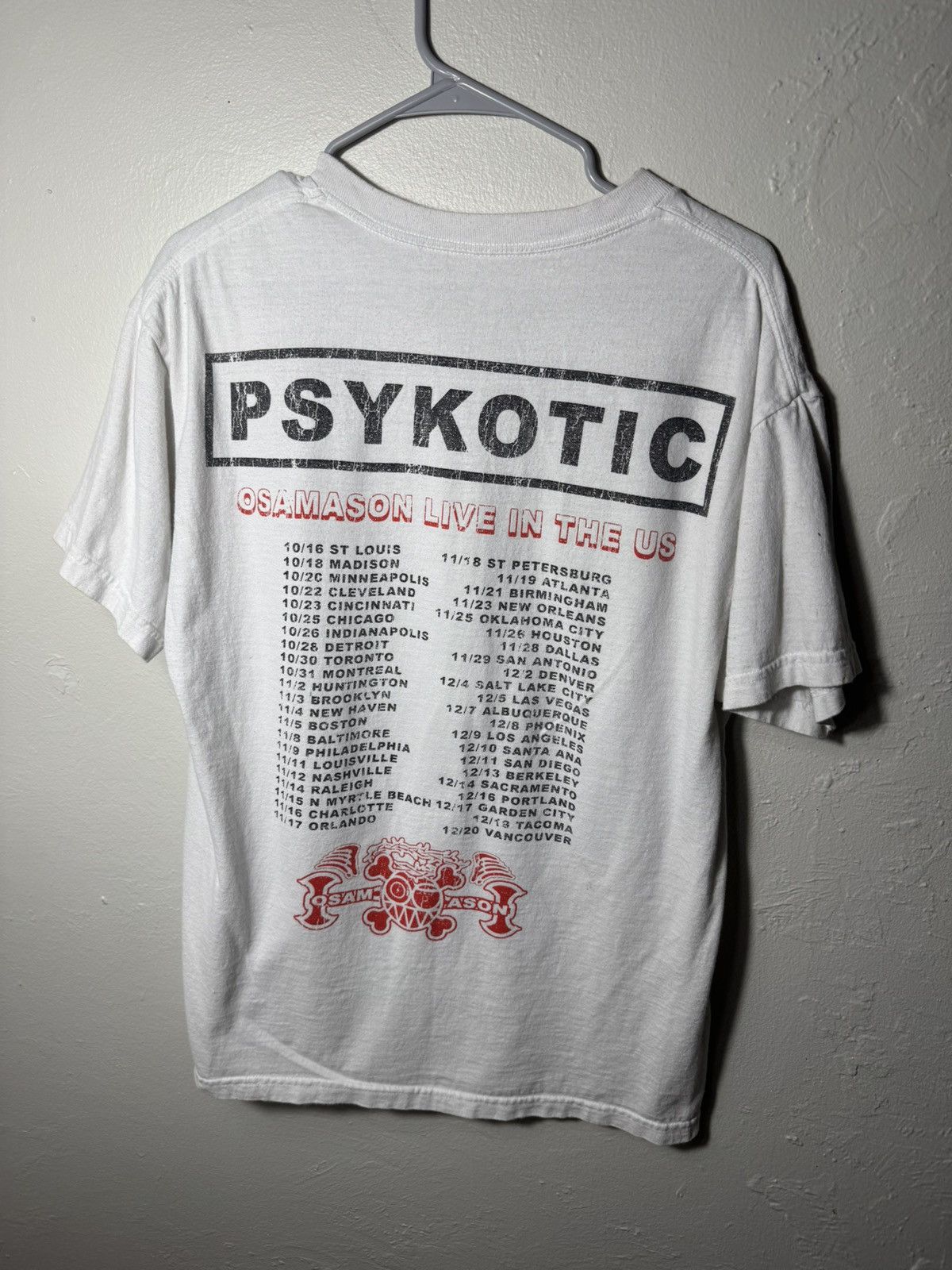 Osamason Osamason psykotic tour tee Size US L / EU 52-54 / 3 - 1 Thumbnail