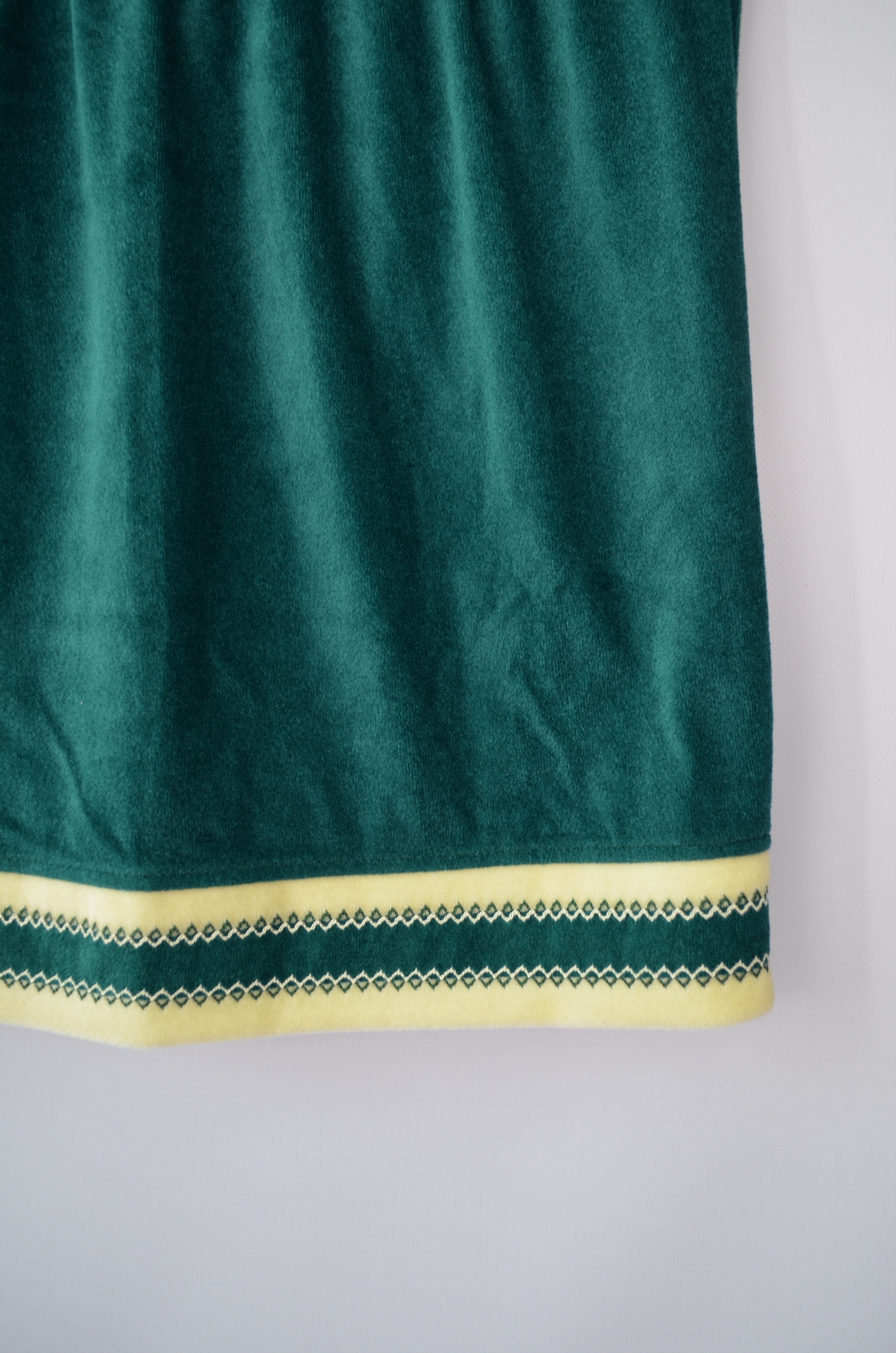 Christian Dior Monsieur × Designer × Dior Christian Dior Robe De Chambre Logo Velvet Wrap Skirt OS Size 28" / US 6 / IT 42 - 15 Thumbnail