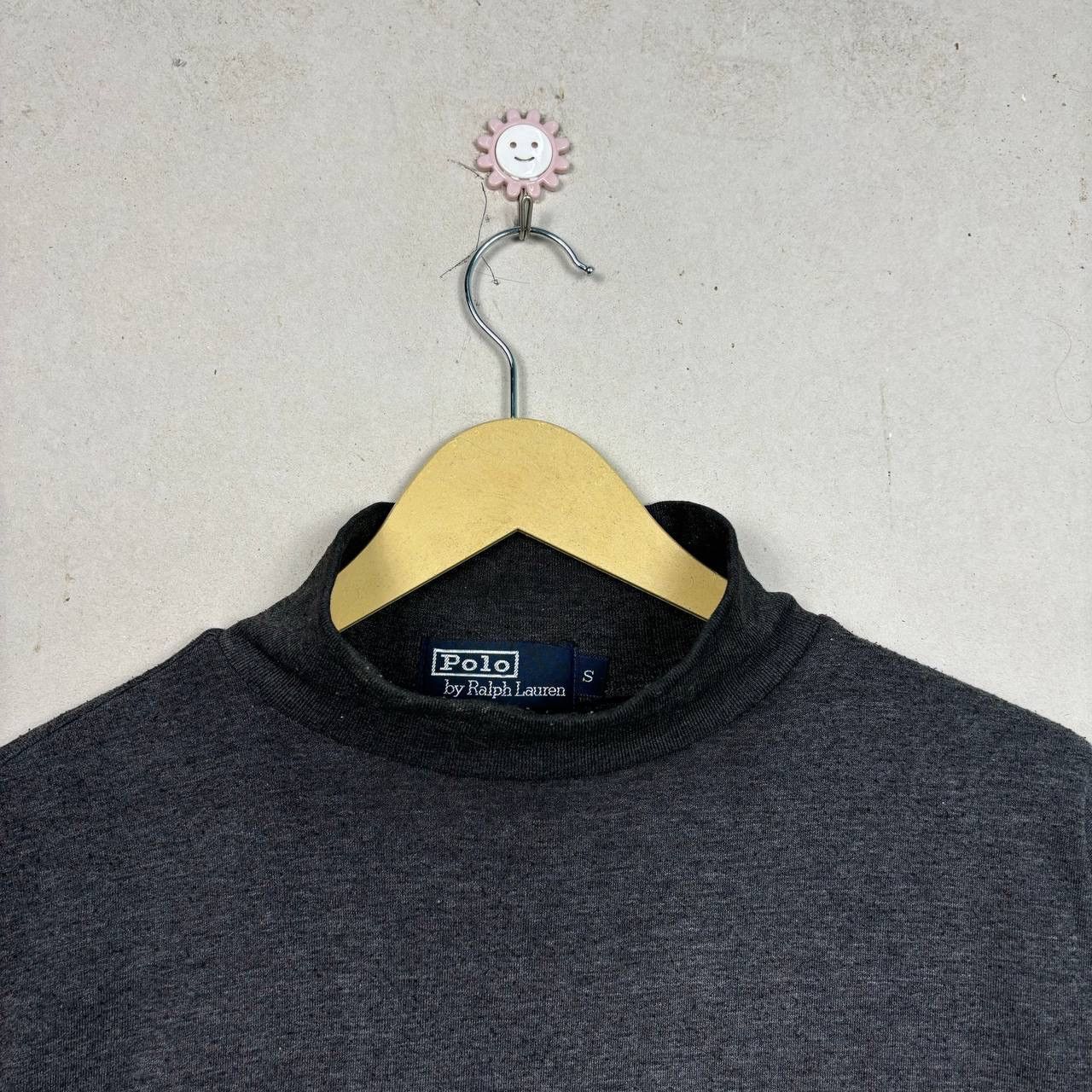 Polo Ralph Lauren Vintage Polo Ralph Lauren Mock Neck Gray S 90s Y2K Knit Size US S / EU 44-46 / 1 - 5 Thumbnail