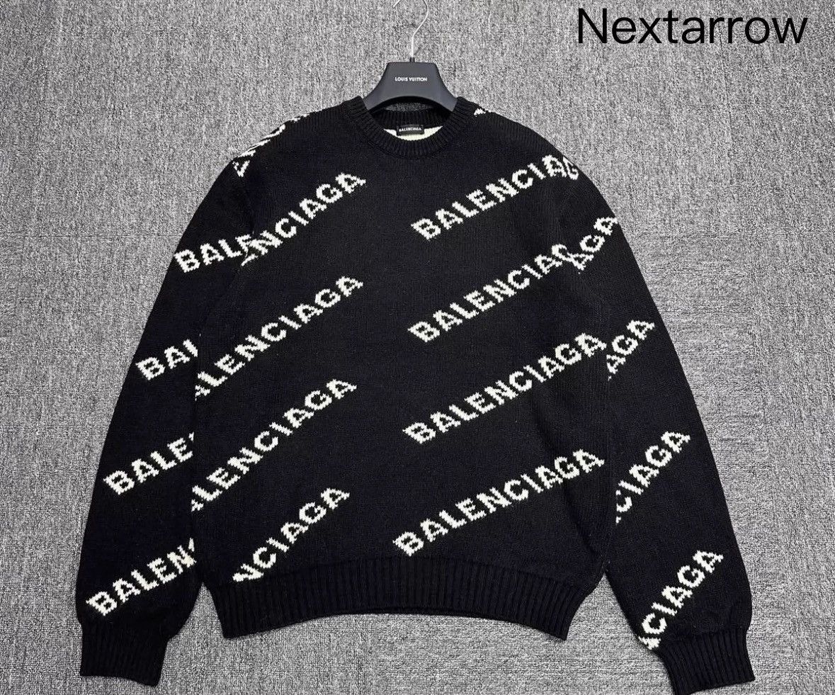 Balenciaga Balenciaga barrage printed sweater2412-Nextarrow Size US L / EU 52-54 / 3 - 1 Thumbnail