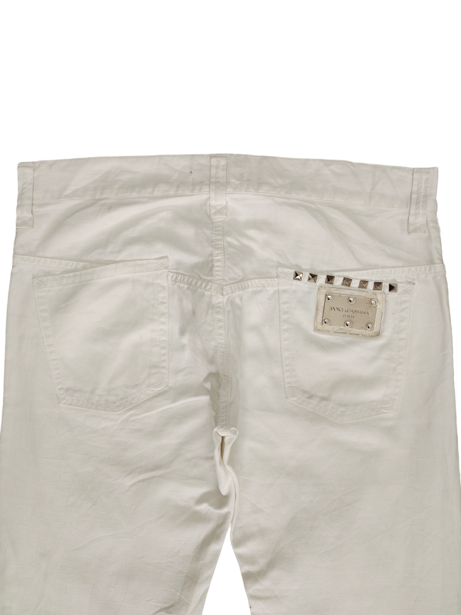 Dolce & Gabbana Vintage Dolce & Gabbana Studded Pocket Jeans Low Rise Size US 36 / EU 52 - 12 Thumbnail