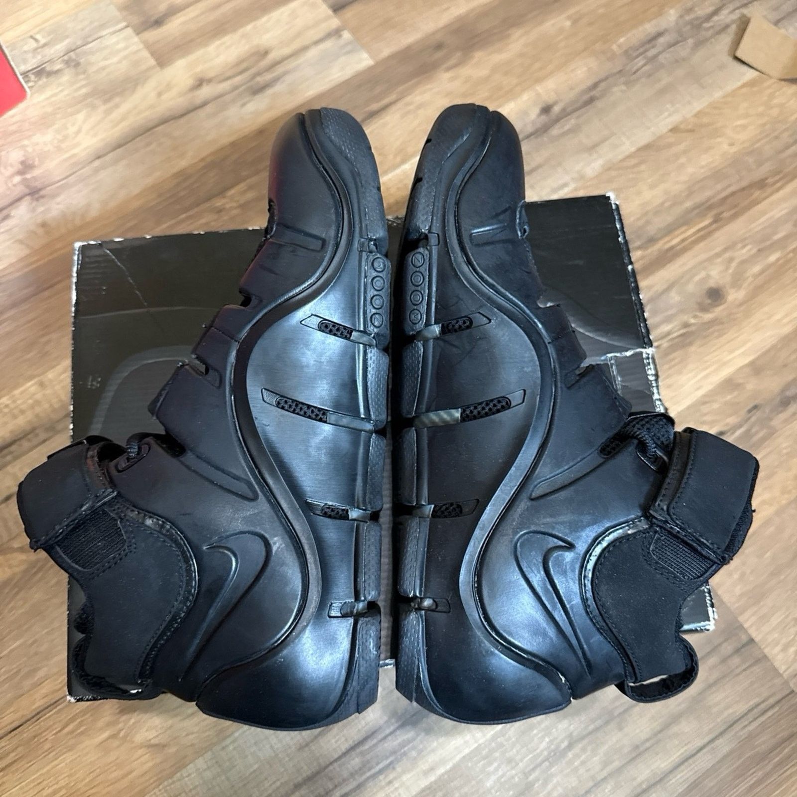 Nike 2006 Nike Zoom Lebron 4 East Coast Blackout Black Anthracite Size US 8 / EU 41 - 4 Thumbnail