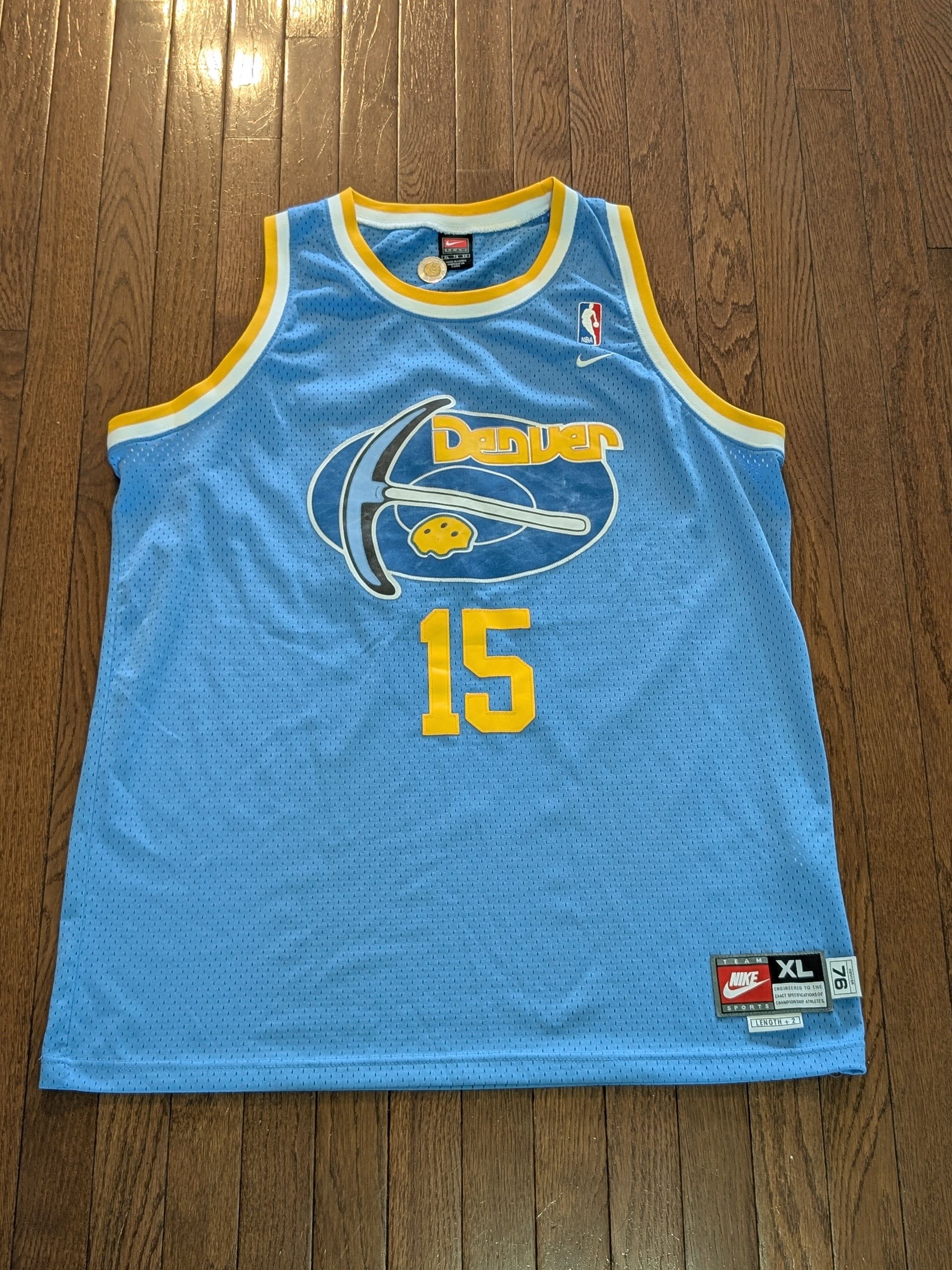 Carmelo Anthony Denver Nuggets NBA Rewind Nike Jersey Sz XL