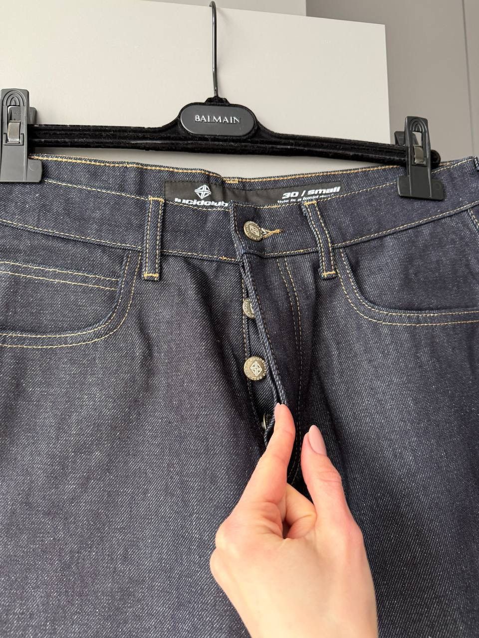Handmade Lucid Club Samuels Baggy Jeans Rework Size US 30 / EU 46 - 11 Thumbnail