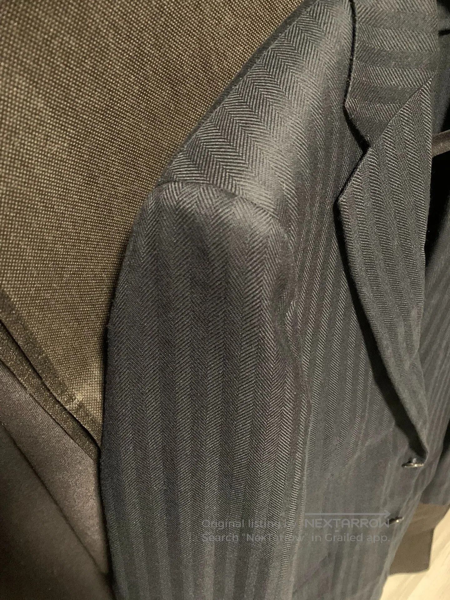 Ermenegildo Zegna navy blue cashmere tailored blazer. Size US M / EU 48-50 / 2 - 5 Thumbnail