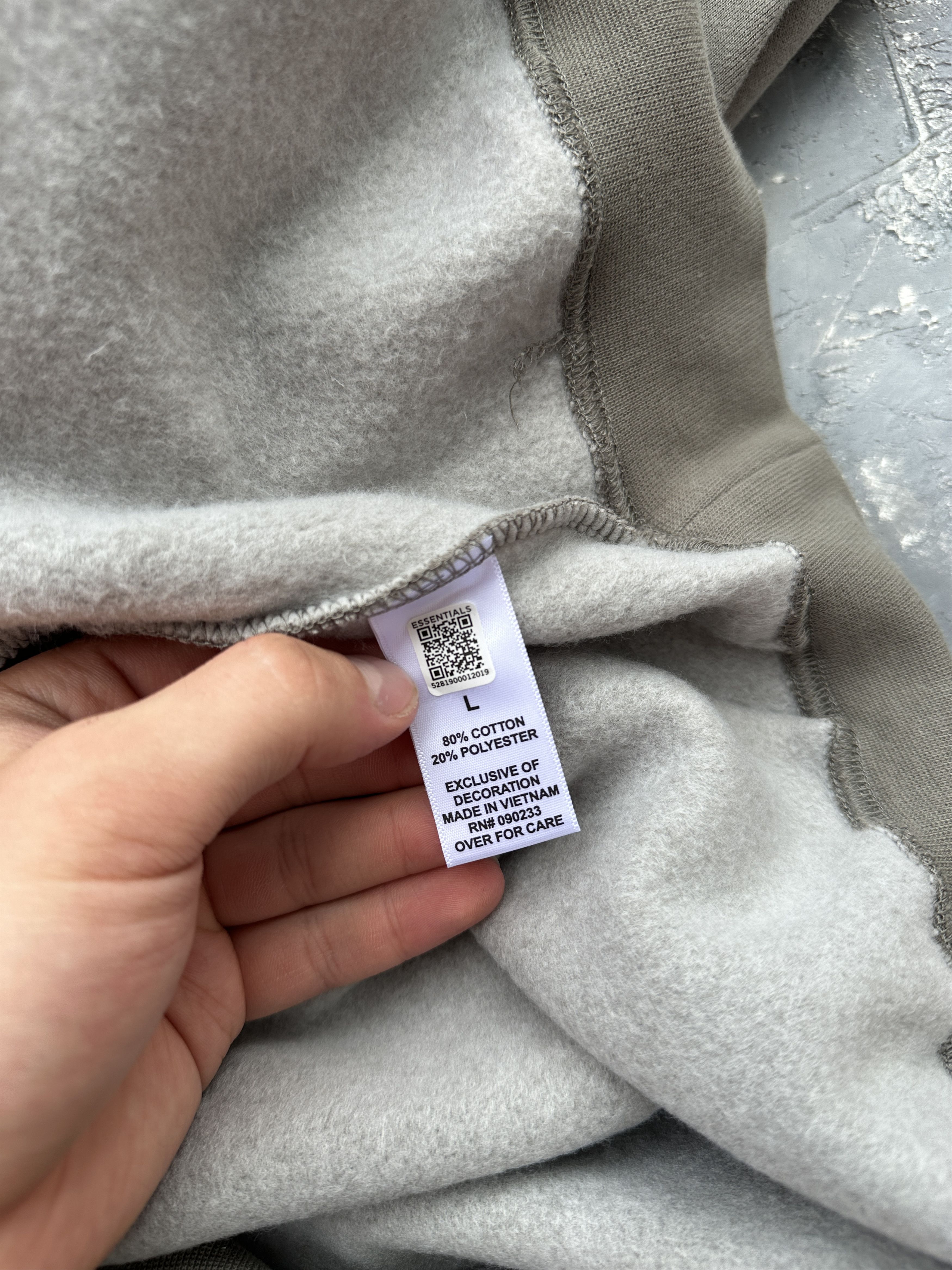 Essentials essentials fear of god fog sweatshirt Size US L / EU 52-54 / 3 - 6 Thumbnail