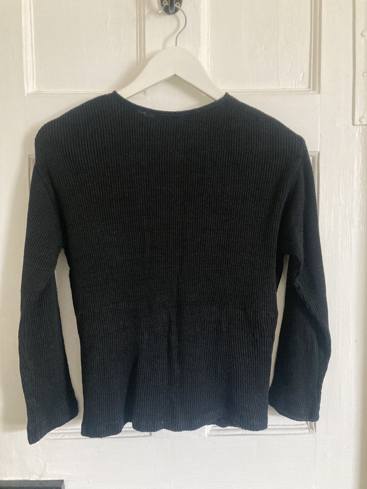 Paul Harnden Shoemakers Paul Harnden Slant Shirt Black Knit - Size S - New Size S / US 4 / IT 40 - 2 Thumbnail