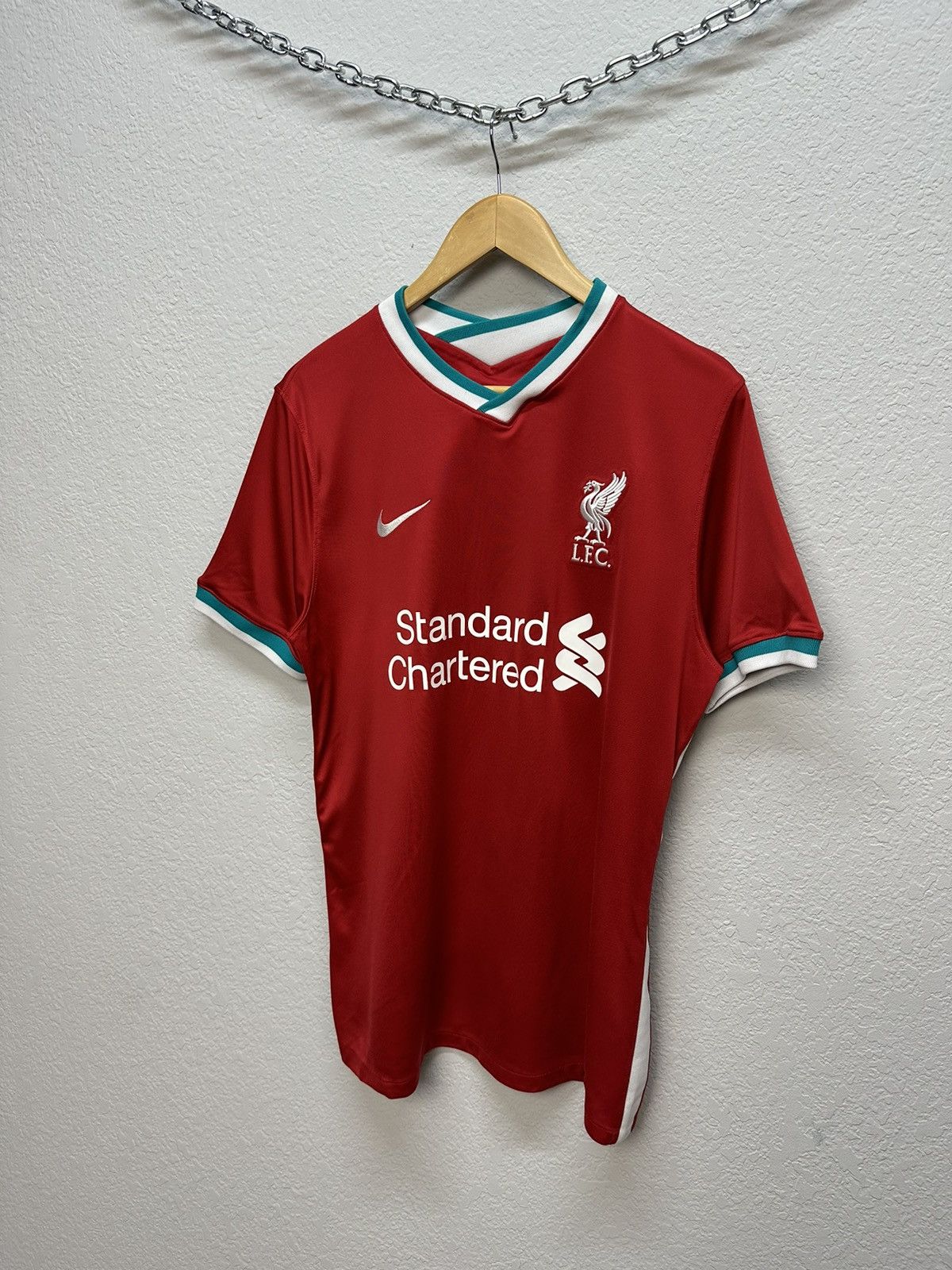 Vintage Nike Liverpool 2020 2021 Home Football Shirt Soccer Jersey Size US L / EU 52-54 / 3 - 2 Thumbnail