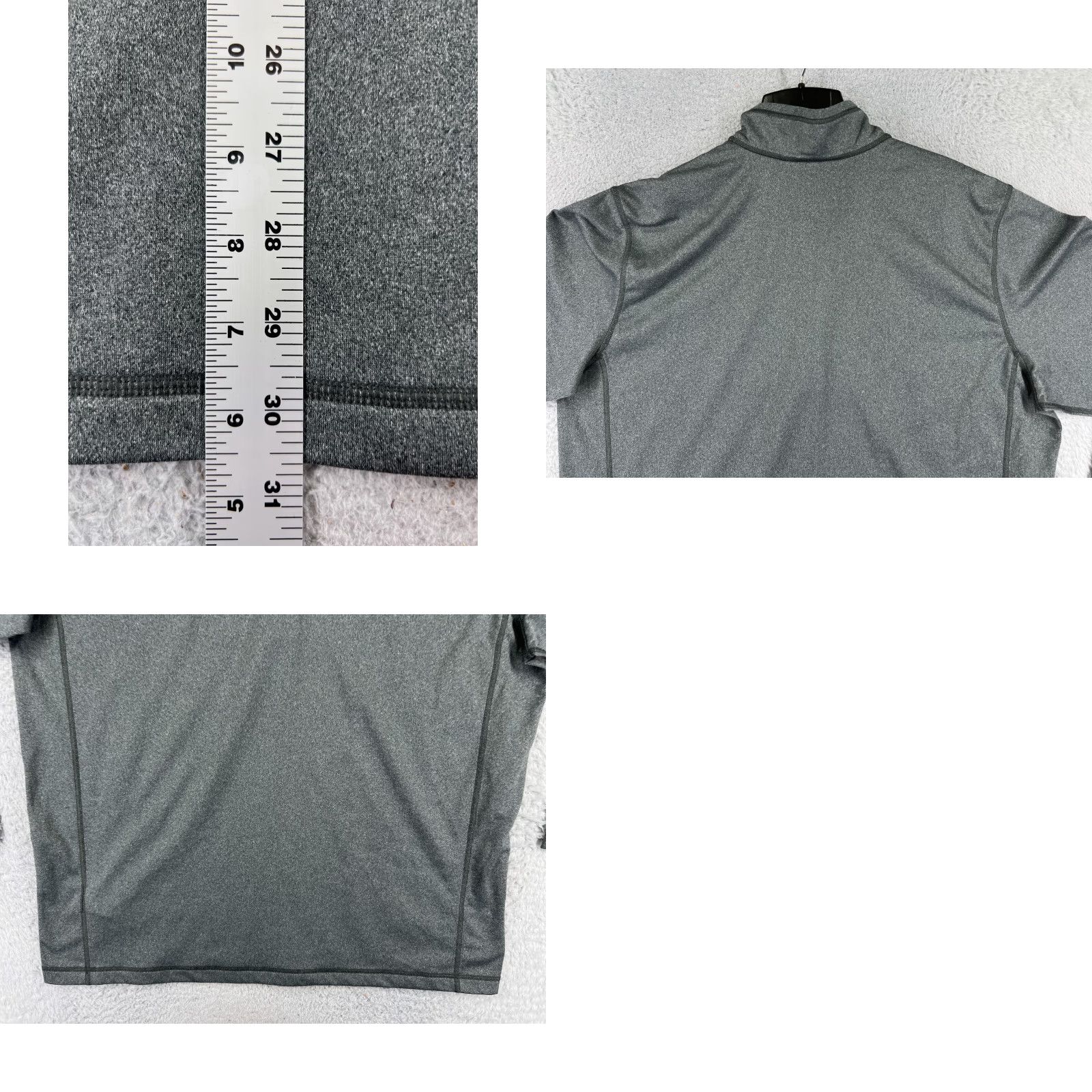 The North Face The North Face Sweater Mens 2XL Gray 1/4 Zip 100% Polyester Long Sleeve Mock Neck Pullover Size US XXL / EU 58 / 5 - 9 Thumbnail