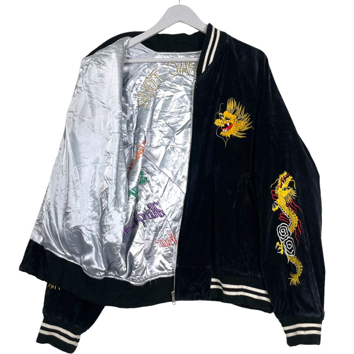 Japanese Brand × Vintage 💥VINTAGE YOKOSUKA WEST PAC TOUR VELVET JACKET Size US M / EU 48-50 / 2 - 8 Thumbnail