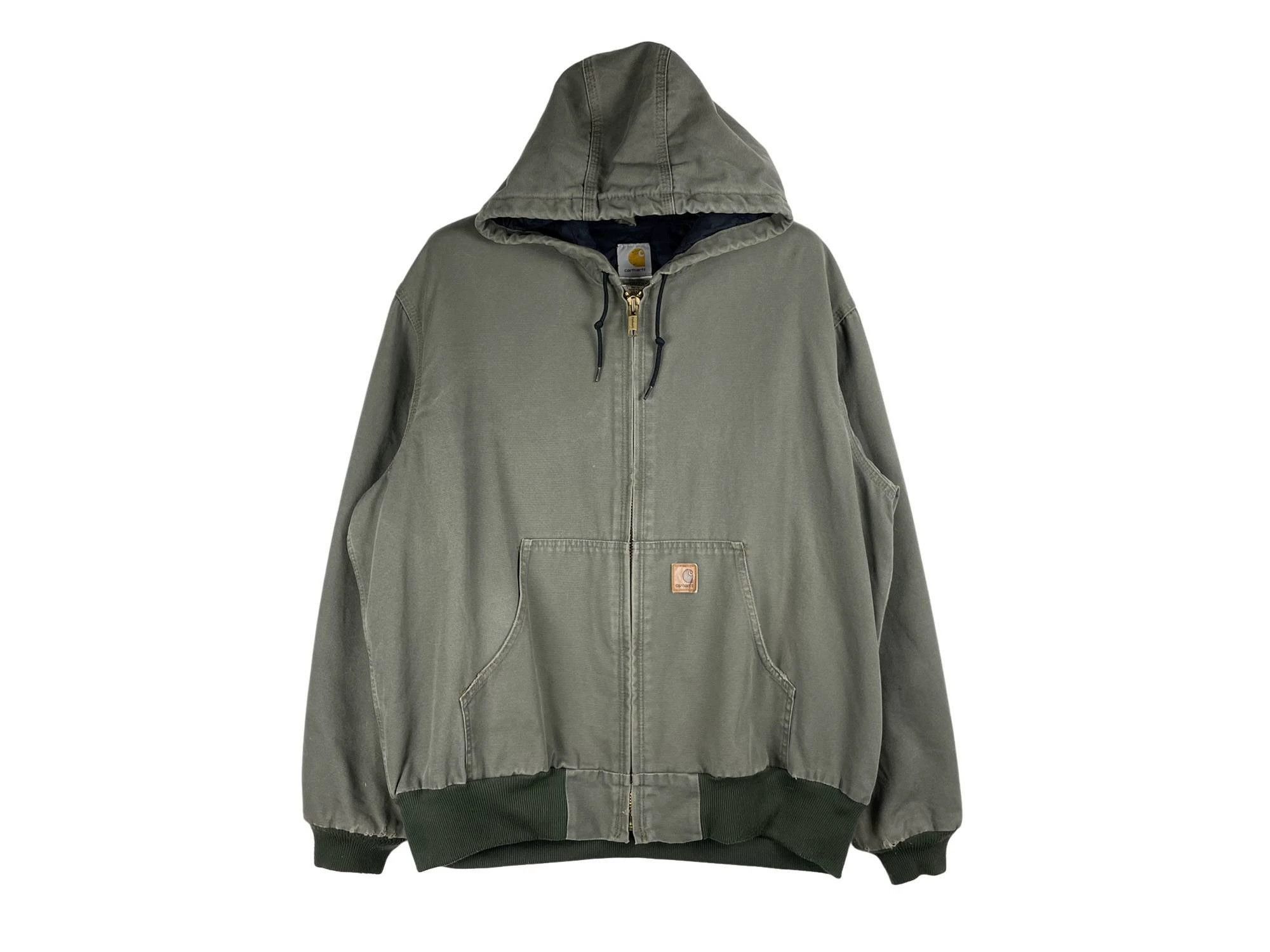 Carhartt Vintage Carhartt J130 Moss Green XL Work Jacket Size US XL / EU 56 / 4 - 1 Thumbnail