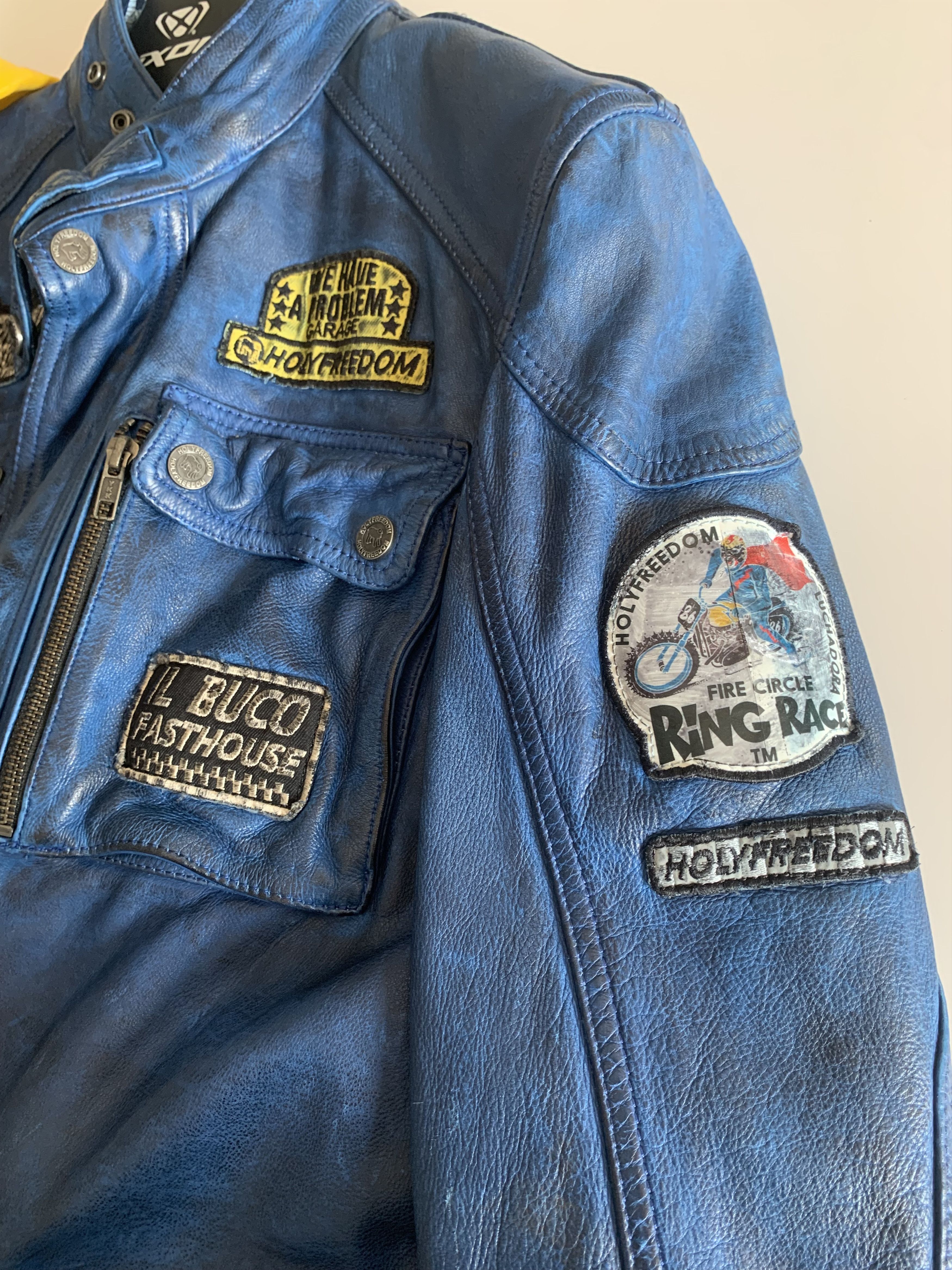 Other Holyfreedom Cafe Racer Leather Jacket Size US M / EU 48-50 / 2 - 9 Thumbnail