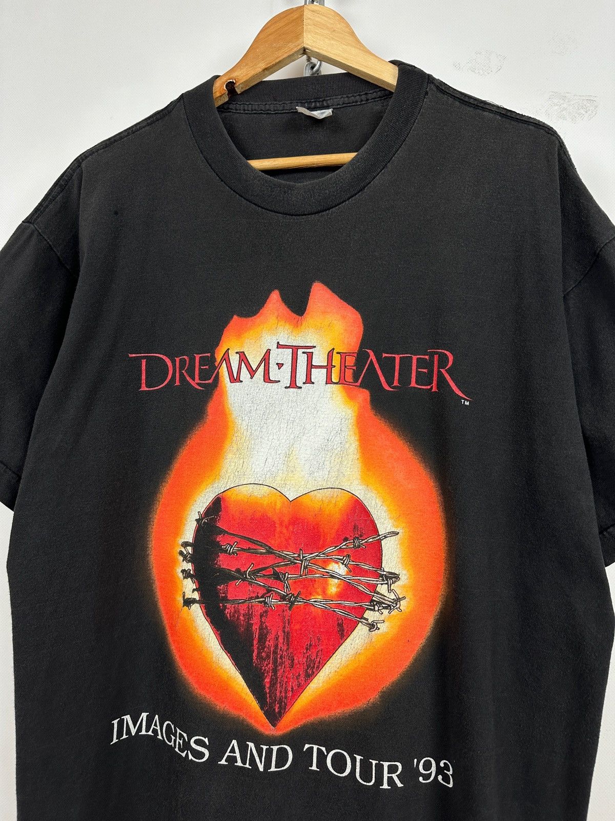 Band Tees 1993 Vintage Dream Theater Images And European Tour T-Shirt Size US XL / EU 56 / 4 - 7 Thumbnail