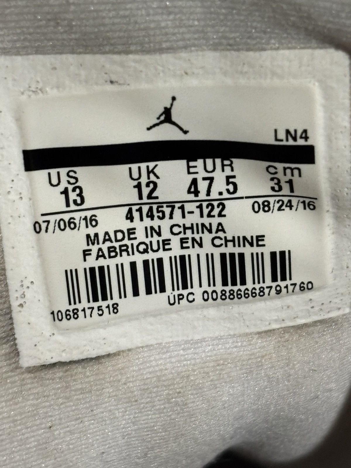Jordan Brand Nike Air Jordan Retro 13 Chicago White and red Size US 13 / EU 46 - 6 Thumbnail