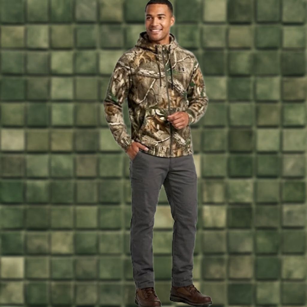 Under Armour Under Armour Realtree Edge Camo Hoodie Men M Threadborne Full Zip Hunting Fleece Size US M / EU 48-50 / 2 - 1 Thumbnail