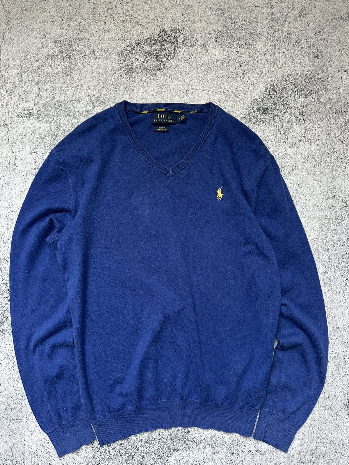 Polo Ralph Lauren Vintage Polo Ralph Lauren Sweater Blue Old Many Size US M / EU 48-50 / 2 - 2 Thumbnail