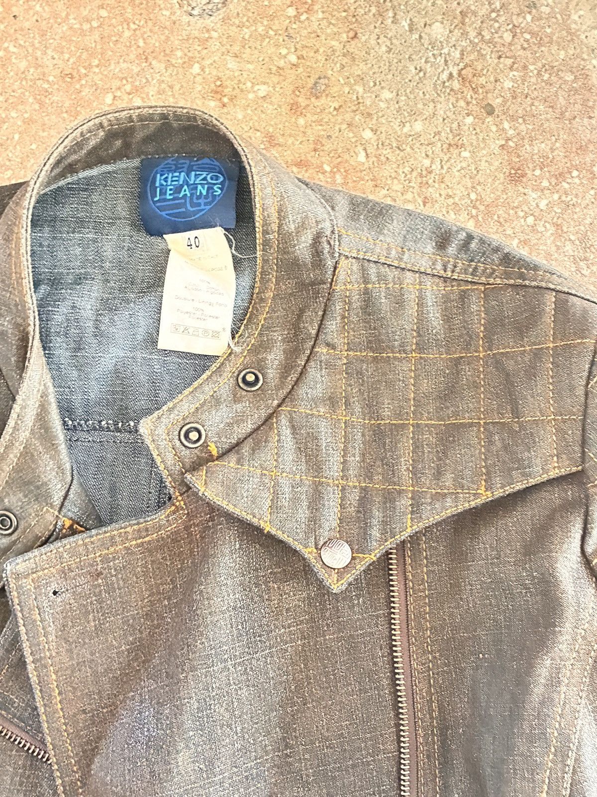 Kenzo Kenzo cropped denim jacket Size M / US 6-8 / IT 42-44 - 2 Thumbnail