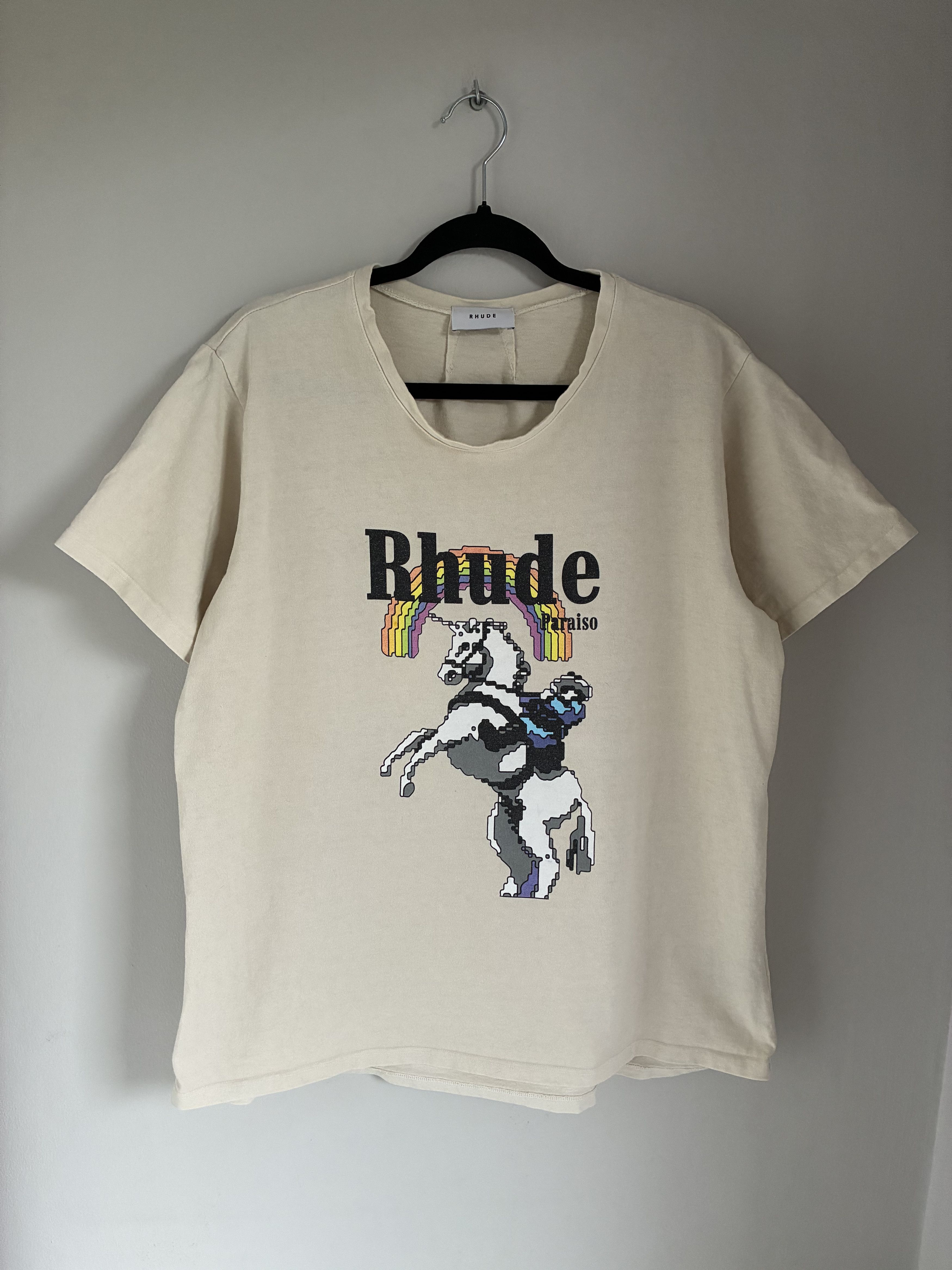 Rhude RHUDE T-shirt USA Designer luxury rare unicron print Size US M / EU 48-50 / 2 - 1 Thumbnail