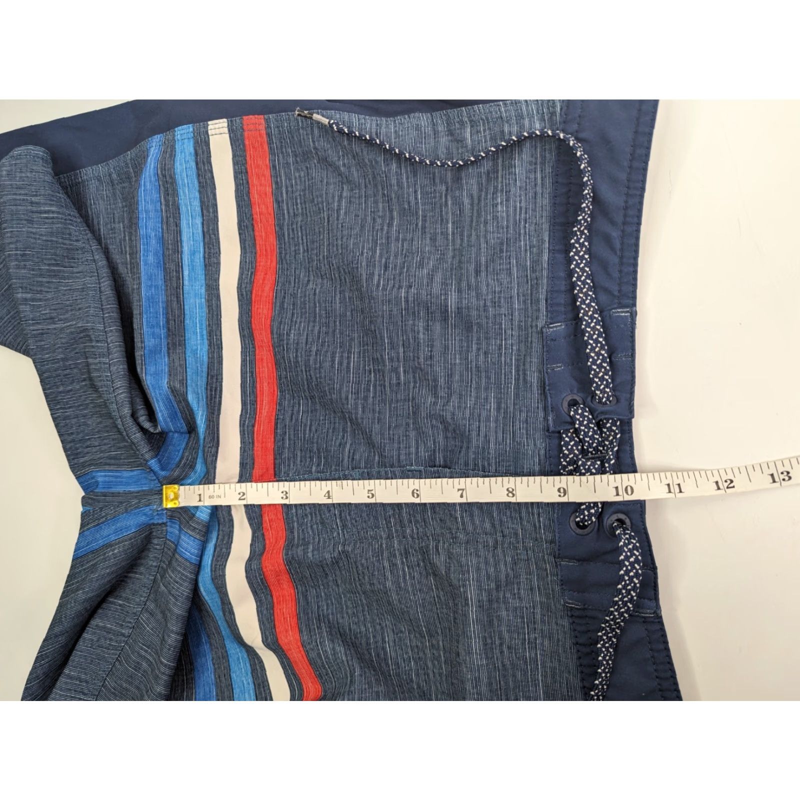 Rip Curl Rip Curl Board Shorts Men 32in Wide Stateside Mirage The Ultimate Hybrid Beach striped blue quick dry water-repellent cargo pocket 2000s Mens Size US 32 / EU 48 - 4 Thumbnail