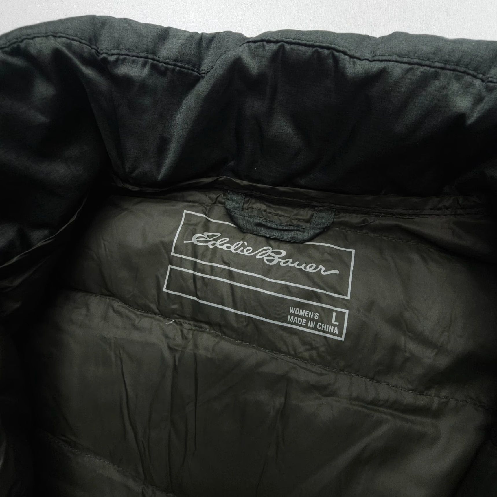 Eddie Bauer VINTAGE Eddie Bauer EB650 Goose Down Puffer Womens Large Green Jacket Size L / US 10 / IT 46 - 7 Thumbnail