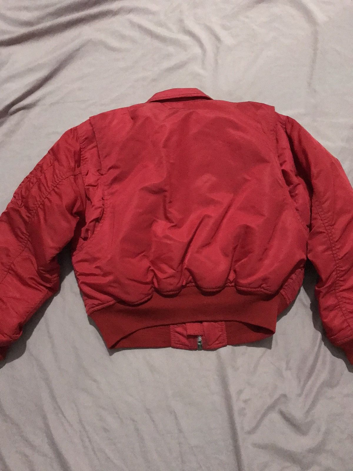 Schott RED CWU NYLON BOMBER Size US M / EU 48-50 / 2 - 7 Thumbnail