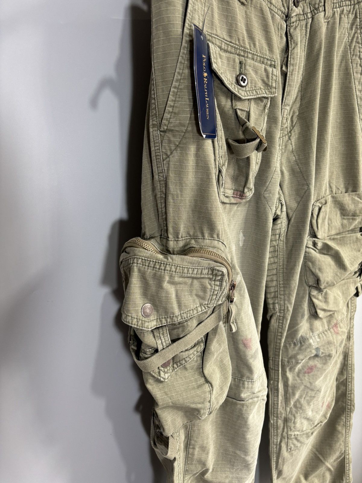 Polo Ralph Lauren × Vintage Vintage Polo Ralph Lauren Military Multi Pocket Cargo Pants Size US 32 / EU 48 - 3 Thumbnail