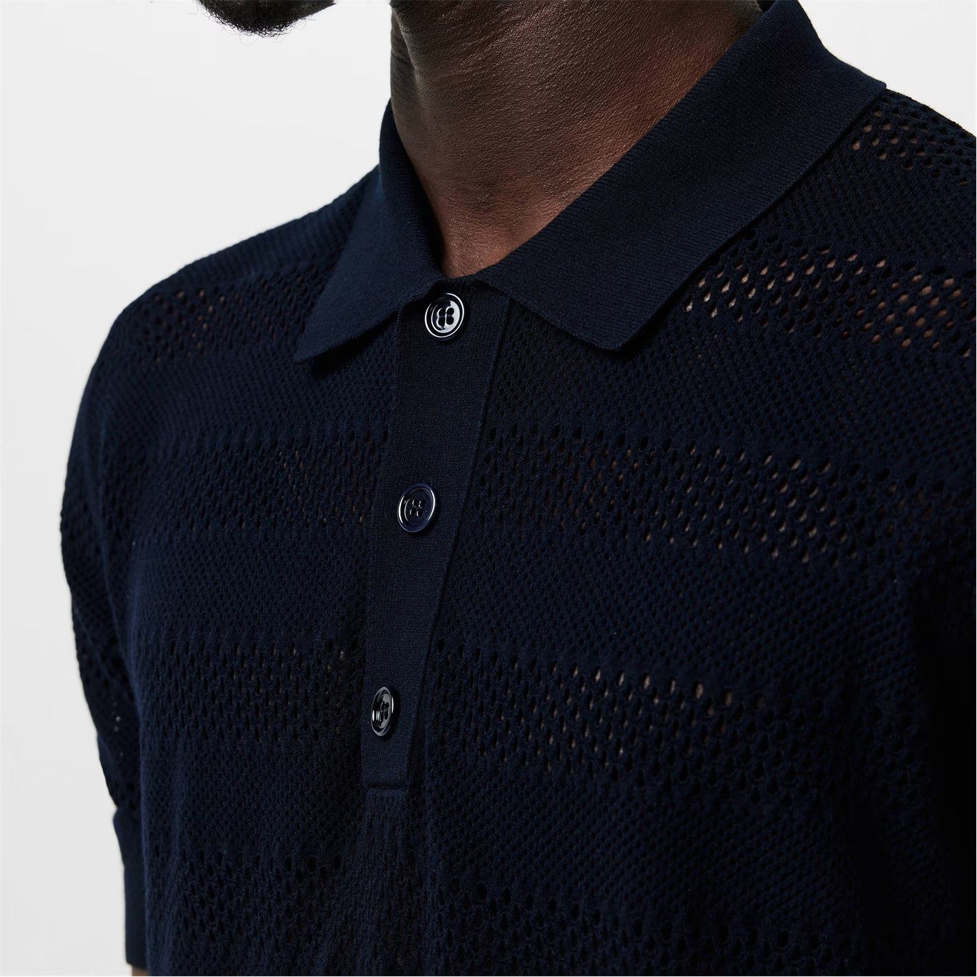 Dries Van Noten o1g2r1mq0426 Mercy Polo Shirt in Navy Size US L / EU 52-54 / 3 - 6 Thumbnail