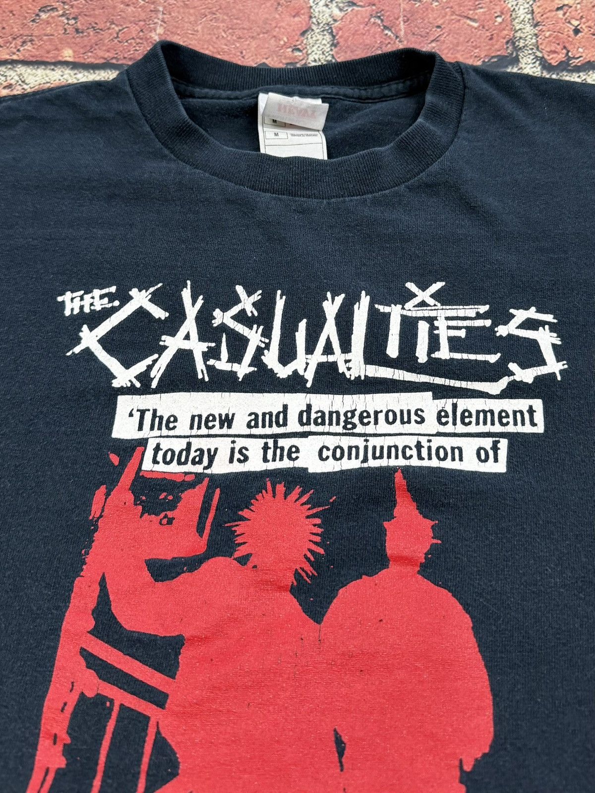 Fruit Of The Loom Vintage The Casualties Punk Die Hards Band Tee 2002 Machete Size US M / EU 48-50 / 2 - 5 Thumbnail