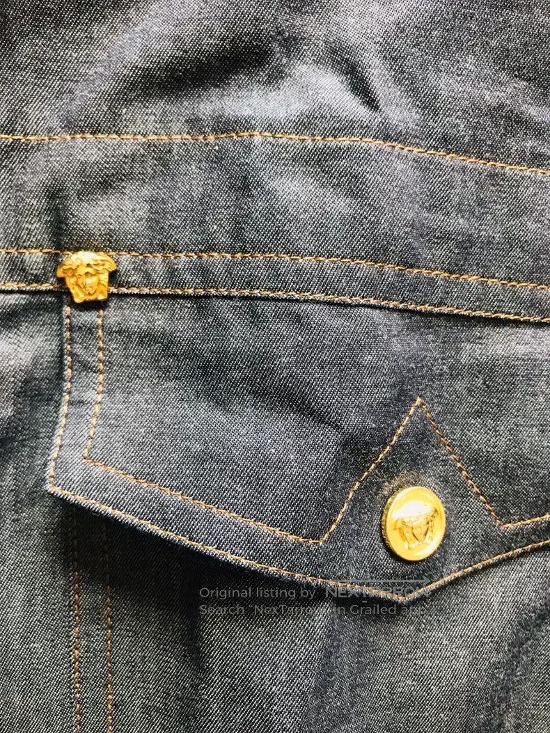 Versace Versace Main line denim shirt Size US L / EU 52-54 / 3 - 7 Thumbnail