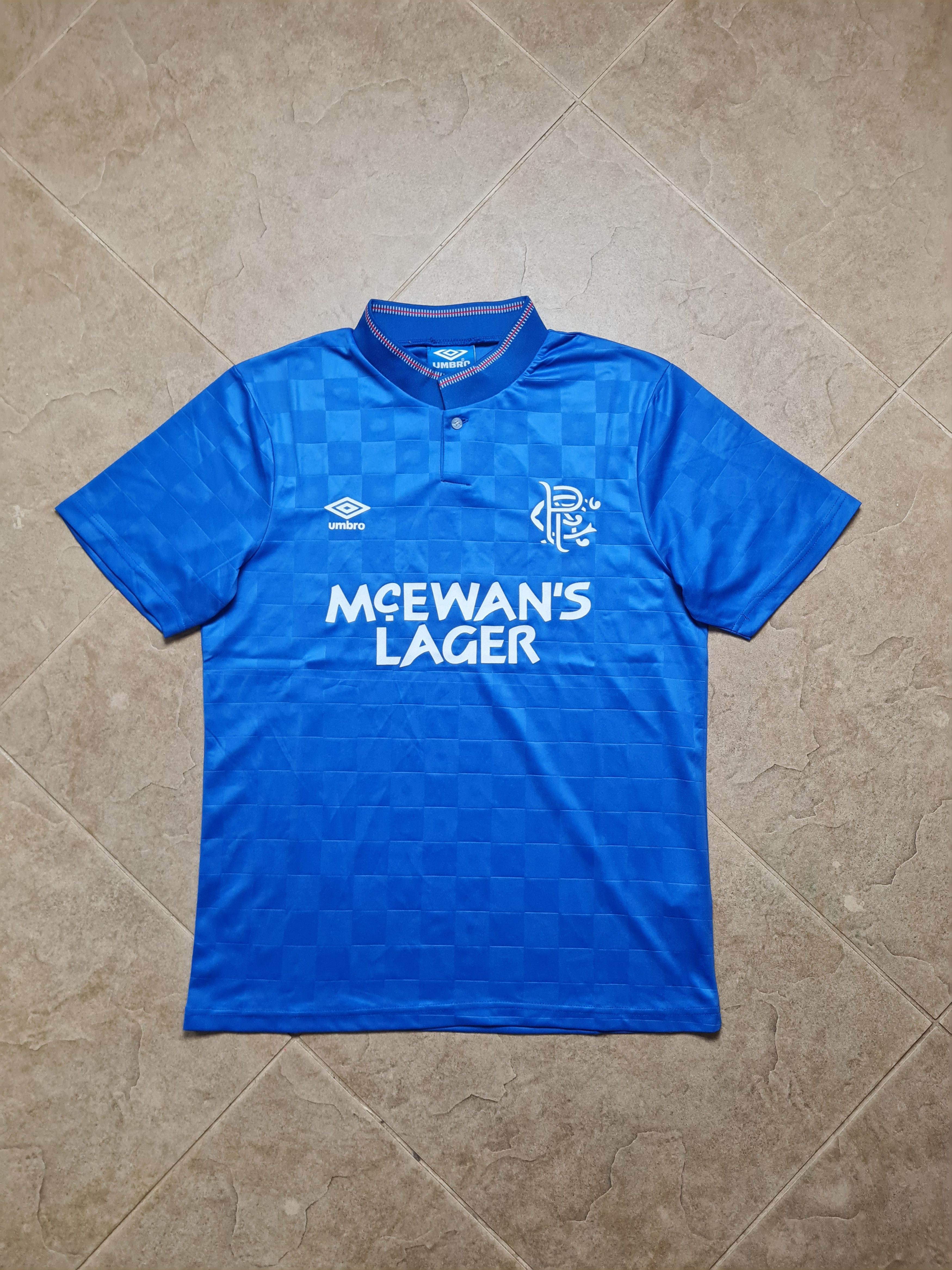 Umbro RETRO JERSEY GLASGOW RANGERS 1988/1989 SOCCER FOOTBALL SHIRT Size US M / EU 48-50 / 2 - 1 Thumbnail