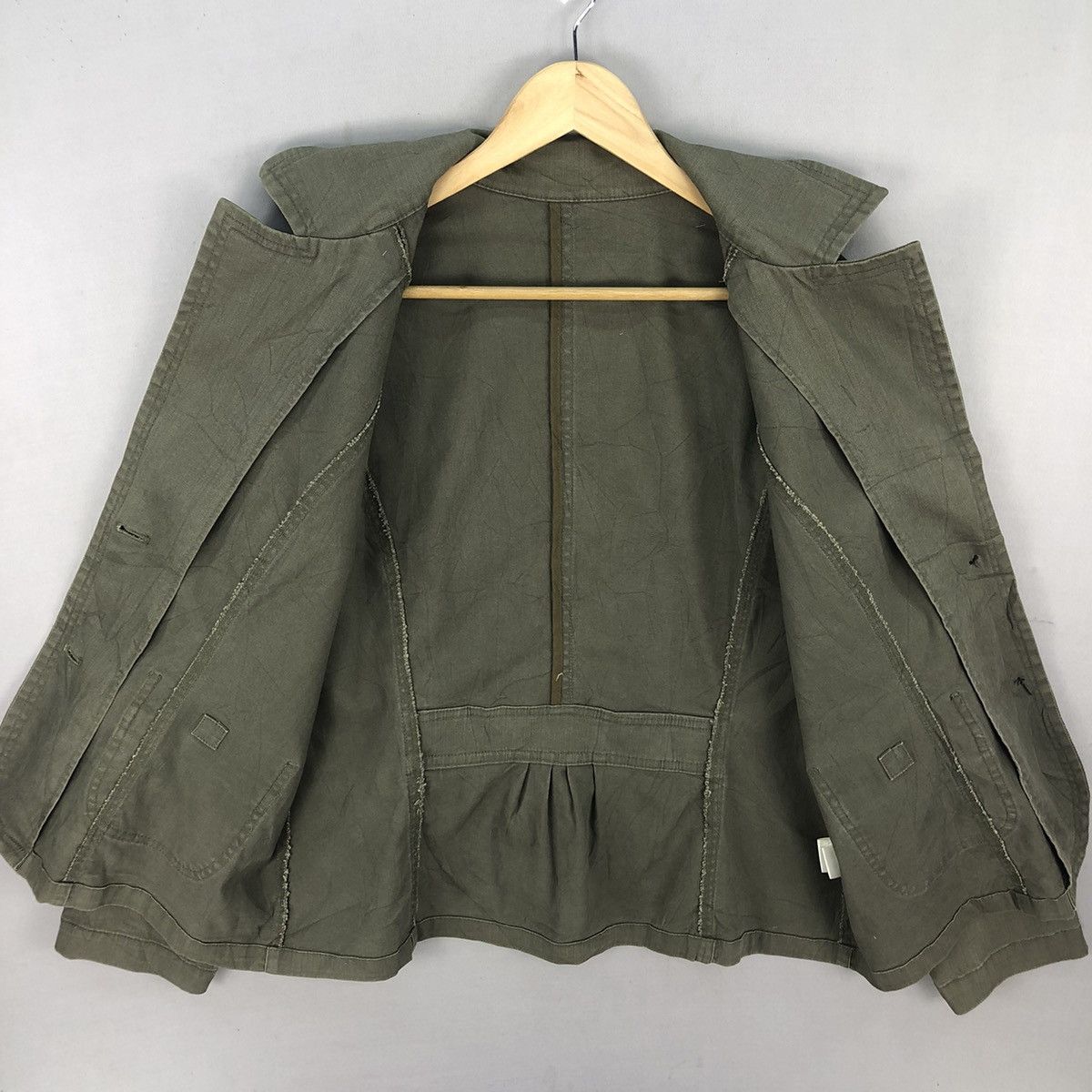 Japanese Brand Vintage Unbrand Army Blazer Jacket Size M / US 6-8 / IT 42-44 - 5 Thumbnail