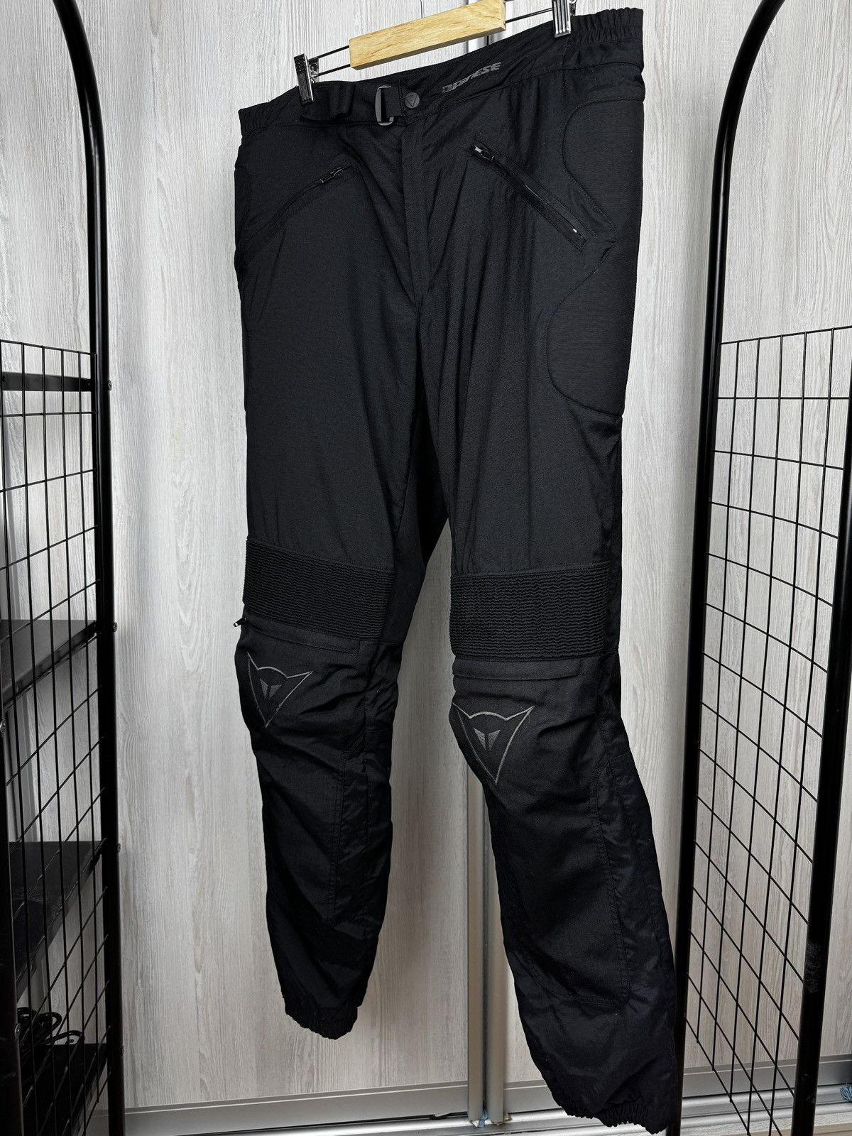 Dainese Dainese Dry Line black protected motorcycle pants textile 54 Size US 38 / EU 54 - 7 Thumbnail