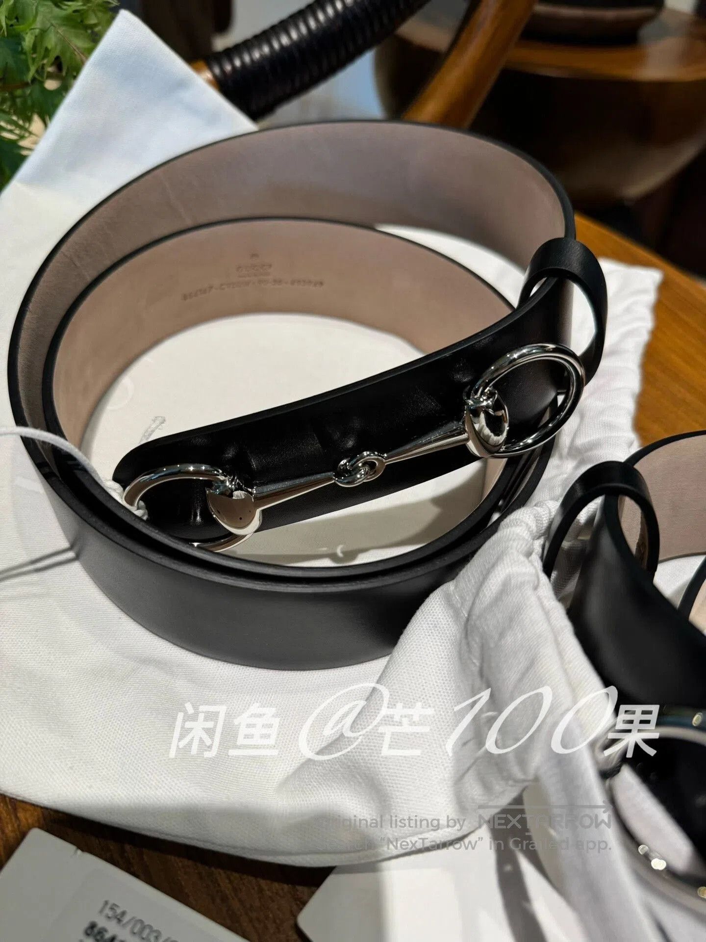 Gucci Gucci Silver Buckle Horsebit Belt. Size ONE SIZE - 4 Thumbnail